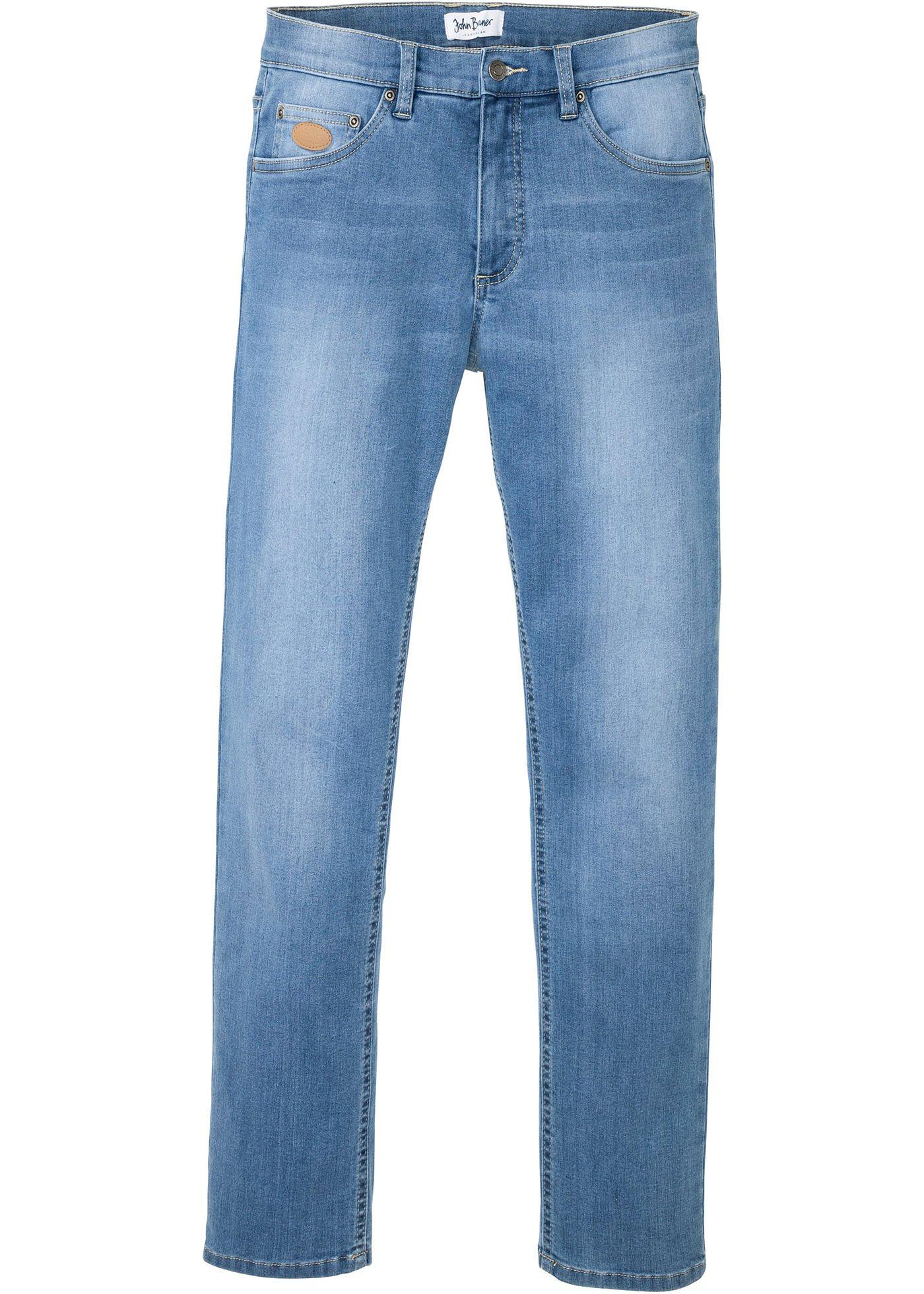 Jean ultra-soft Slim Fit confort pour le ventre, Straight