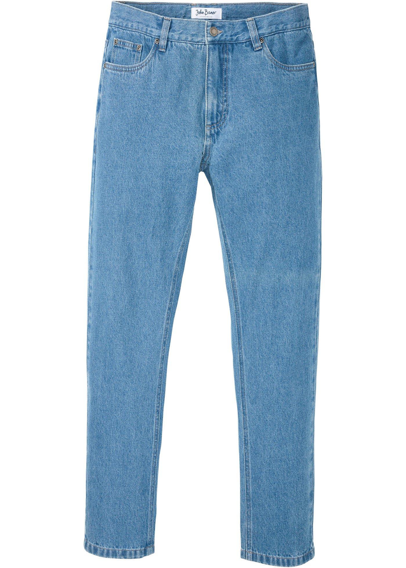 Jean Regular Fit en coton bio, Tapered