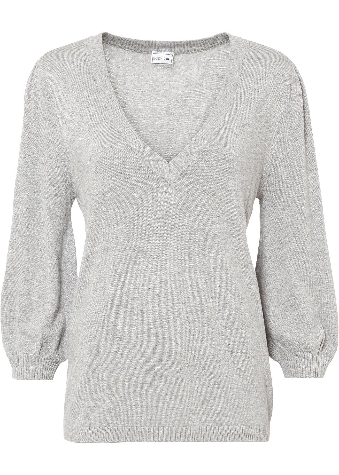 Pull col en V avec viscose durable