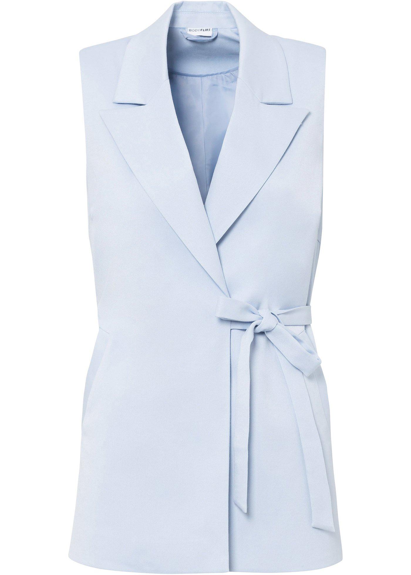 Blazer long sans manches