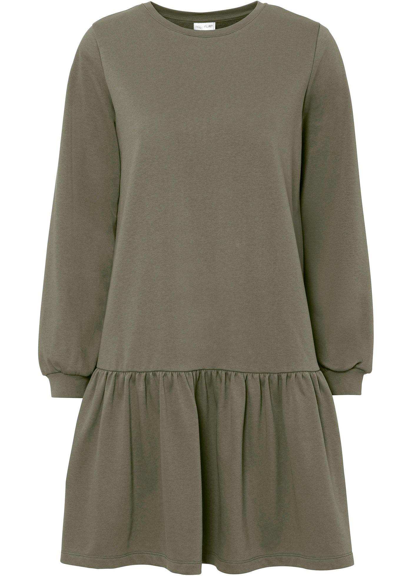 Robe en jersey à volant