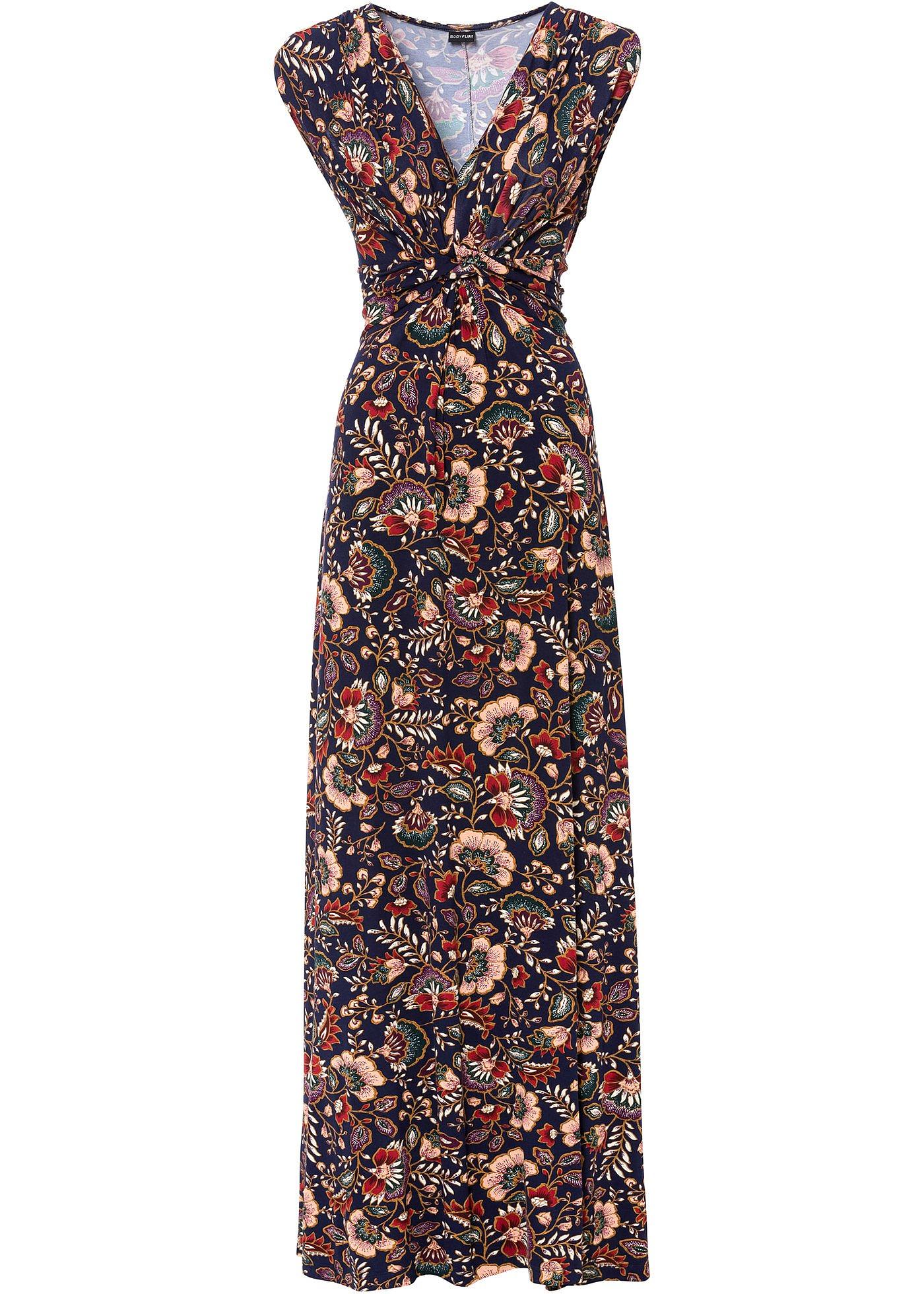 Robe longue imprimée