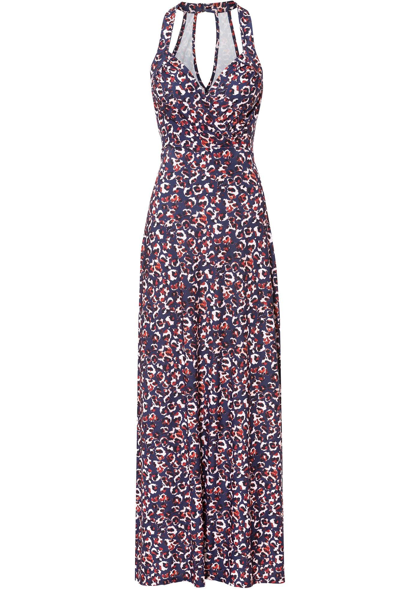 Robe longue imprimée