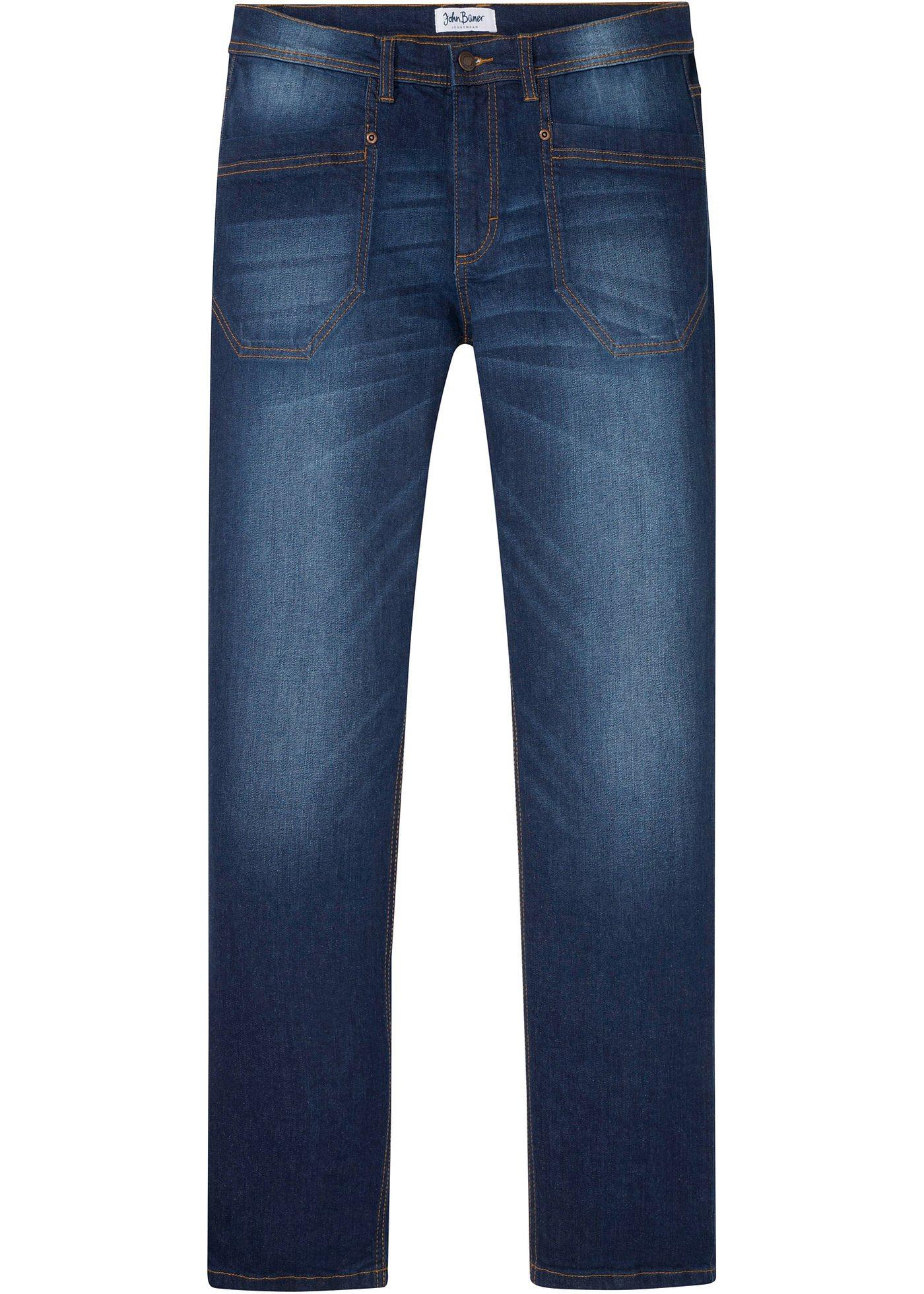 Jean extensible Regular Fit confort pour le ventre, Tapered