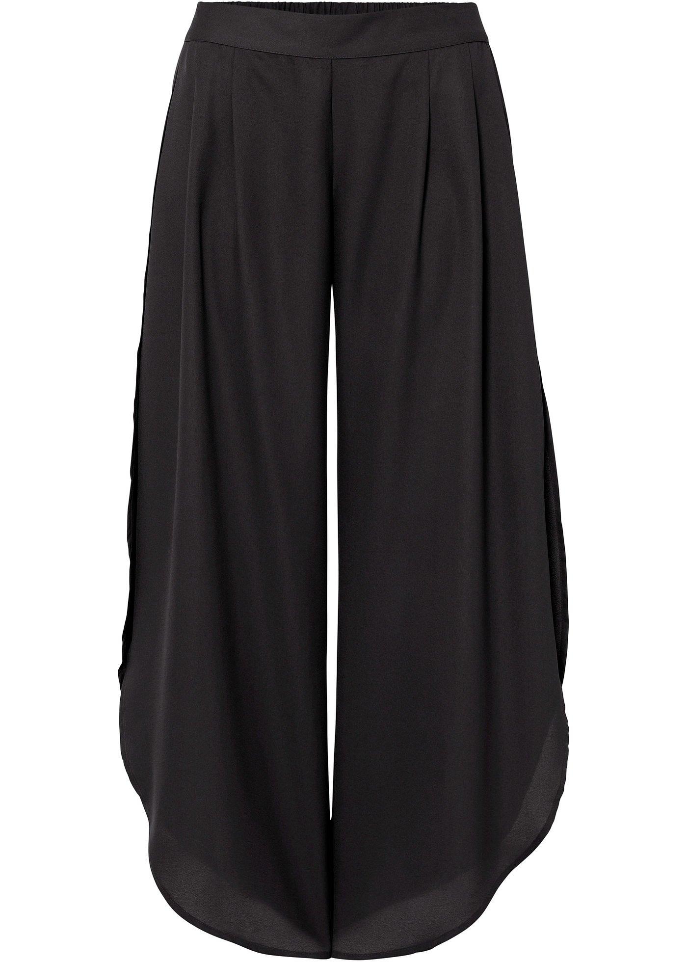 Pantalon palazzo avec fente