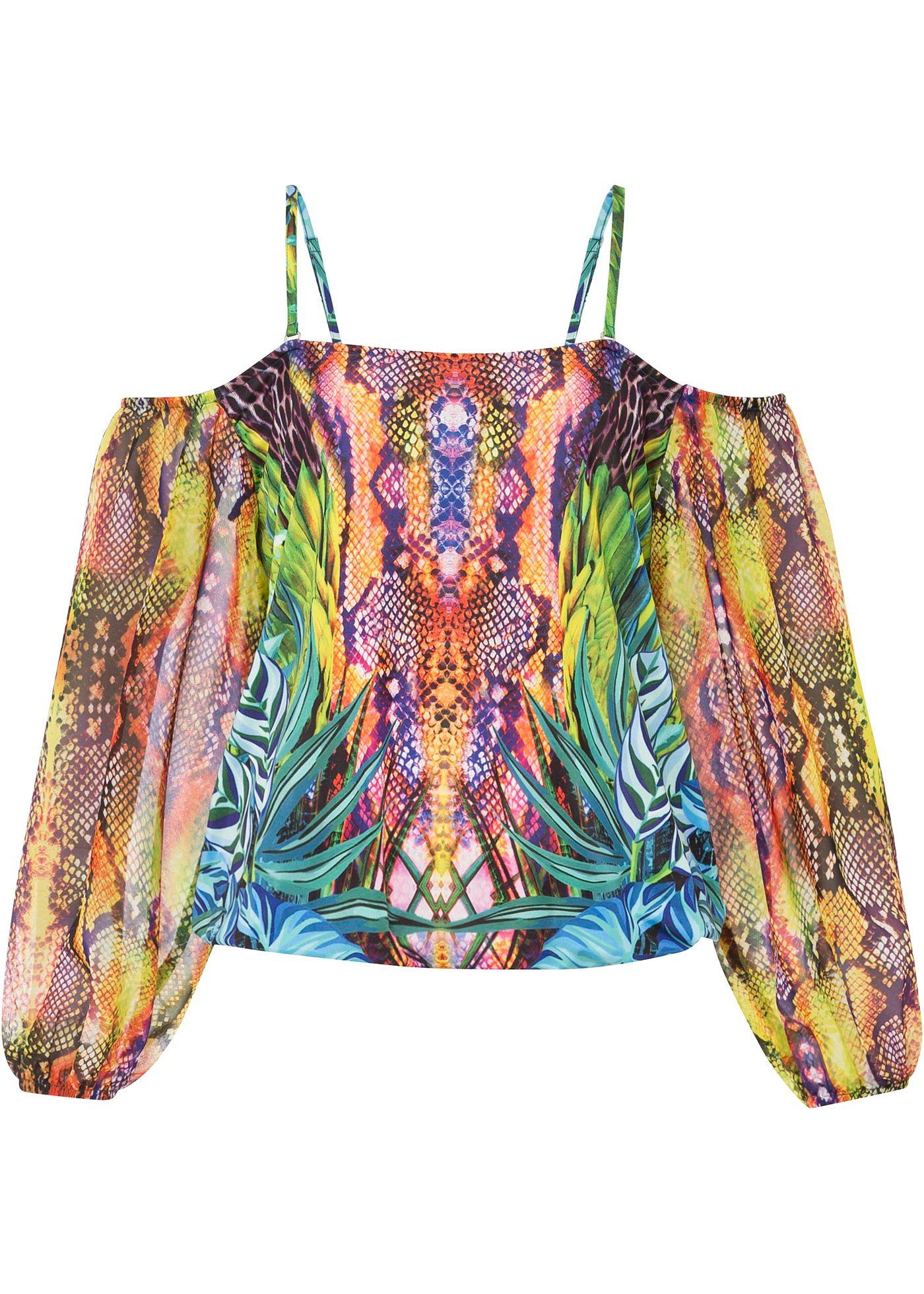 T-shirt Carmen à bretelles