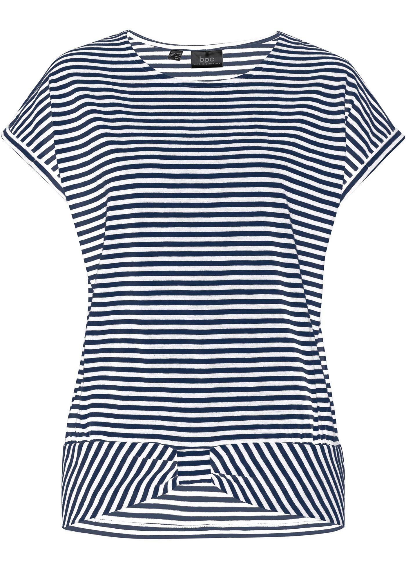 T-shirt avec nœud et manches courtes papillon