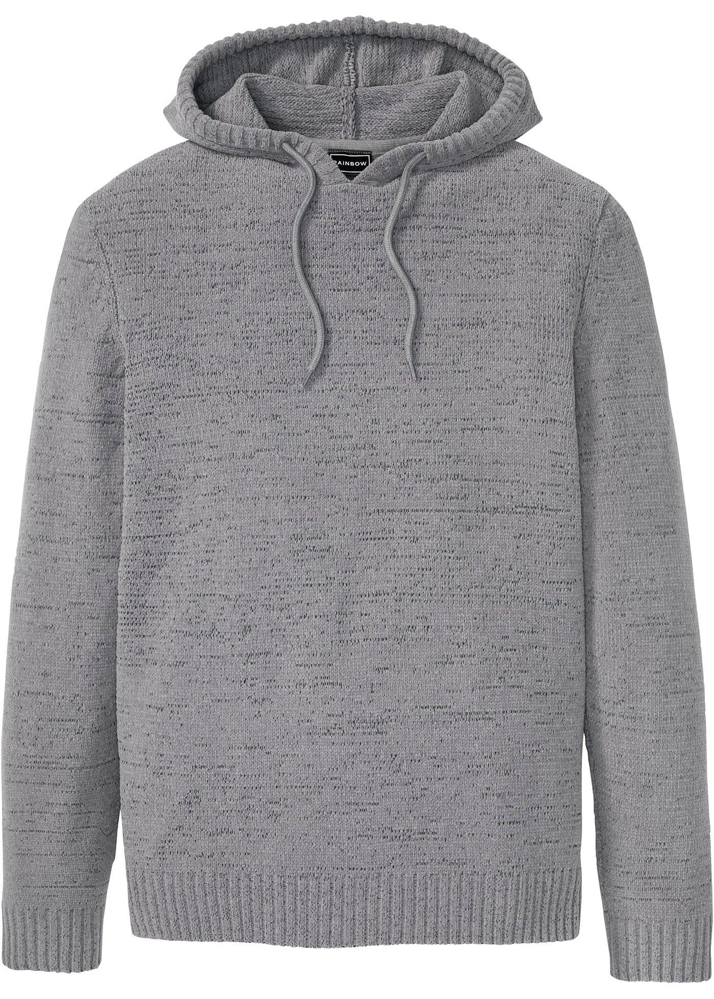 Pull chenille à capuche