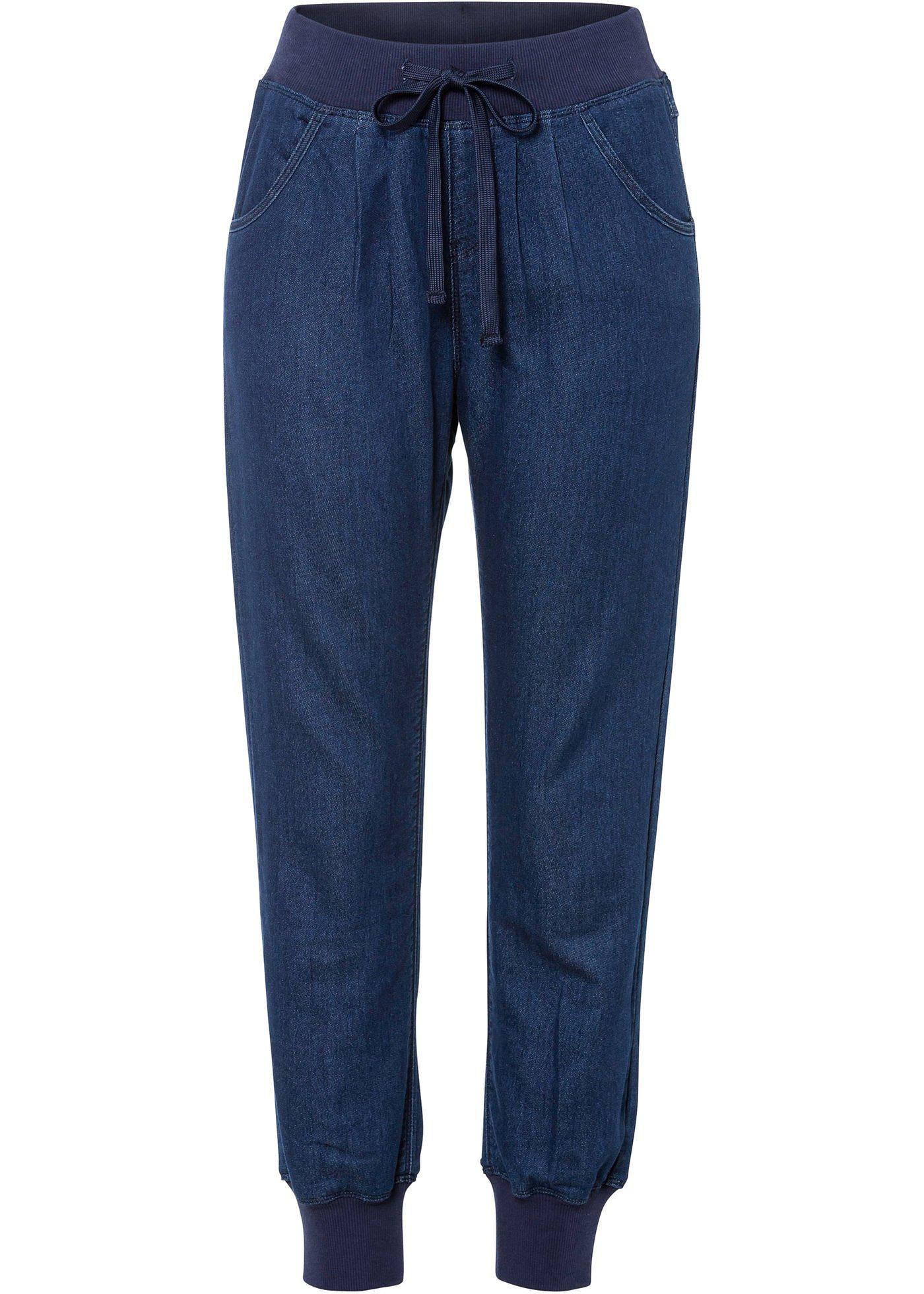 Jogg-jean en denim sweat