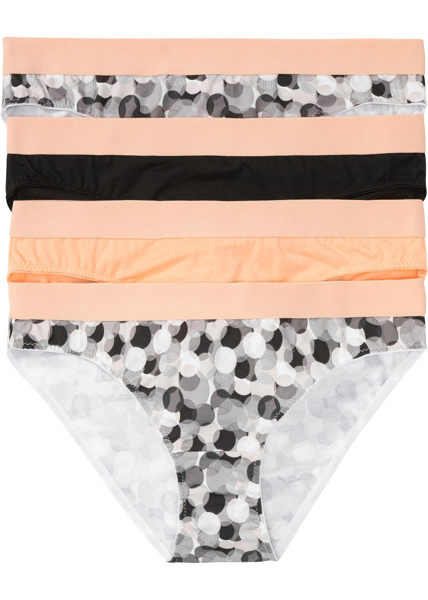 Lot de 4 slips avec coton bio