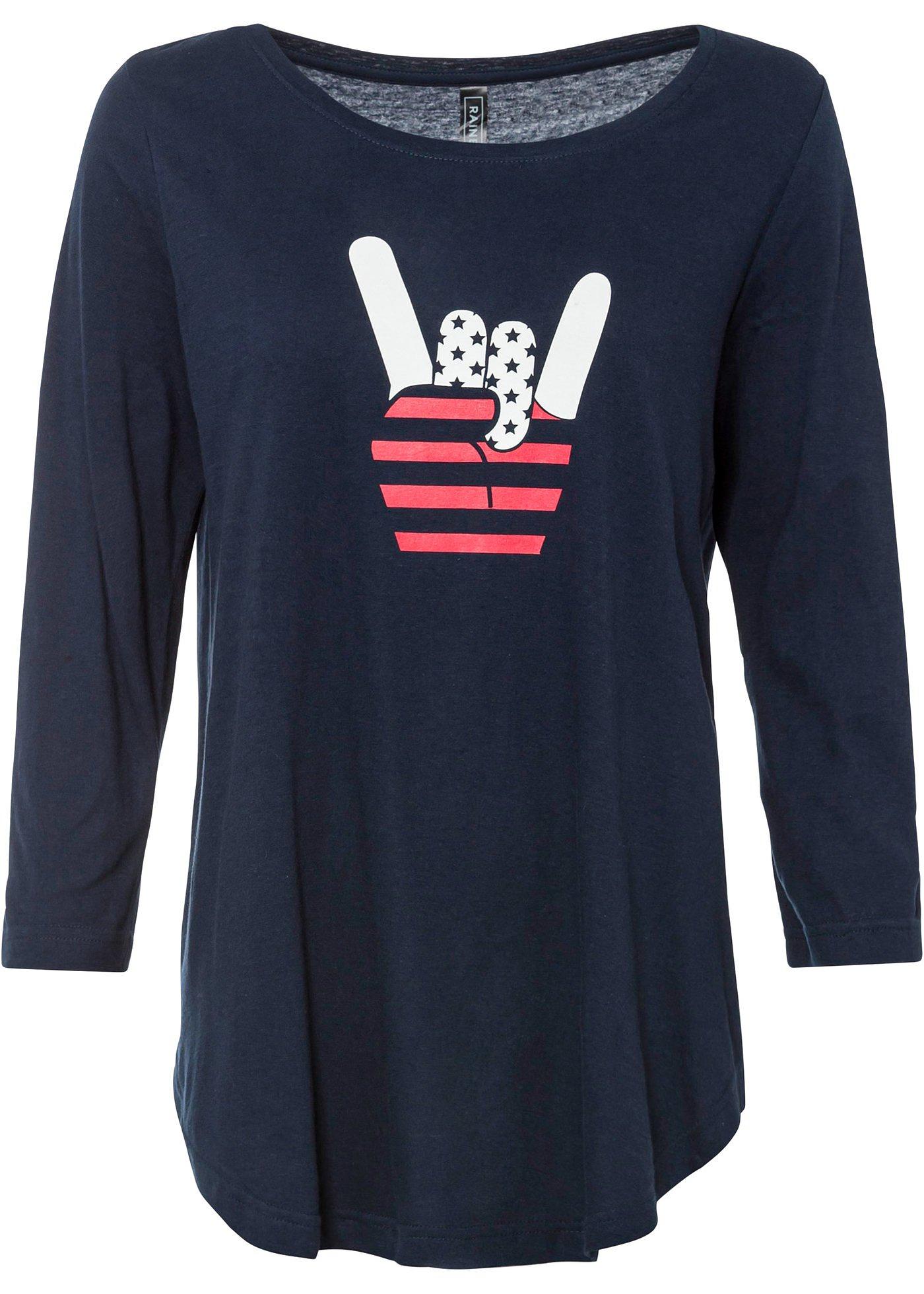 T-shirt à manches 3/4