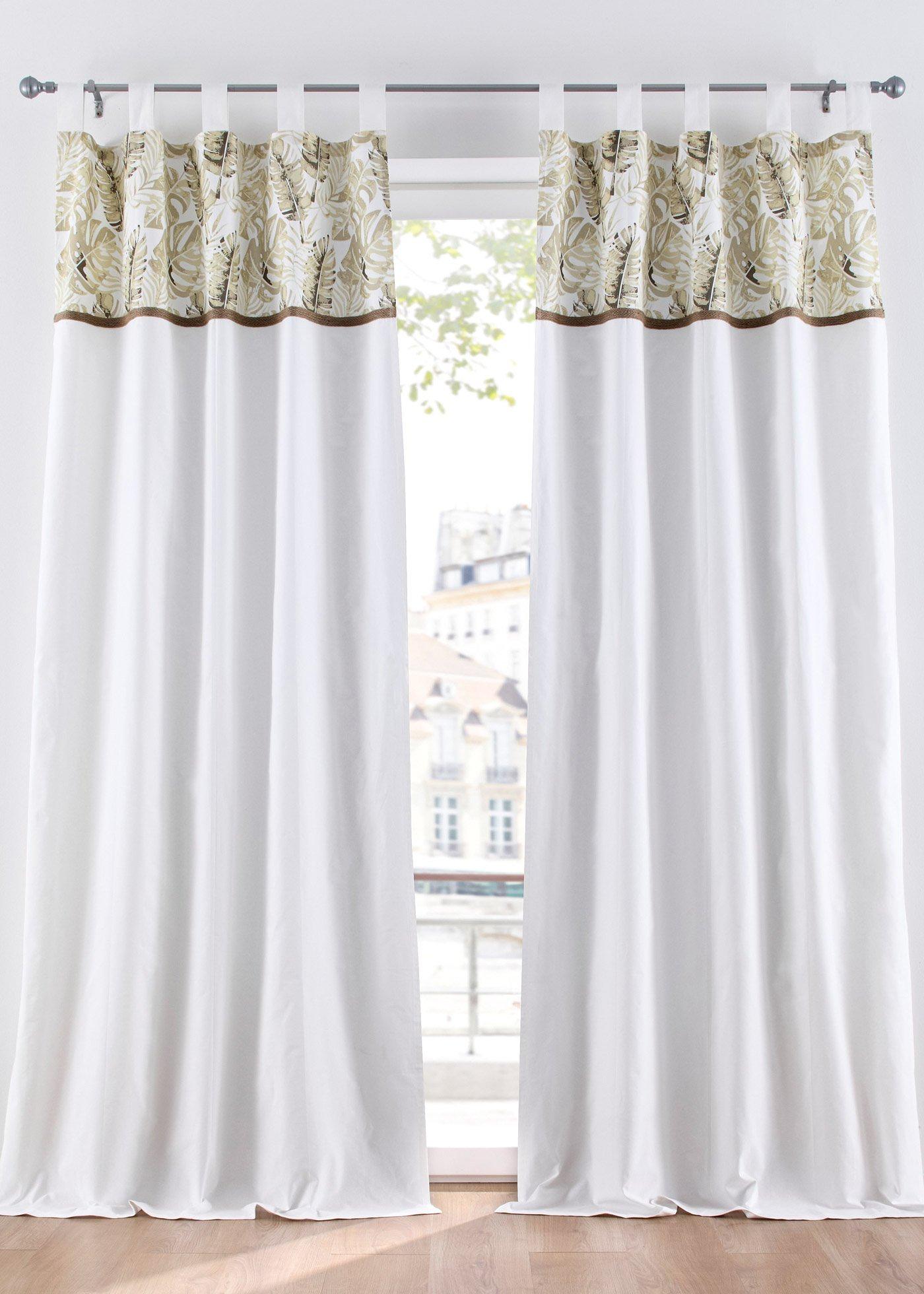 Panneau en coton bio avec bordure imprimée (1 pce.)