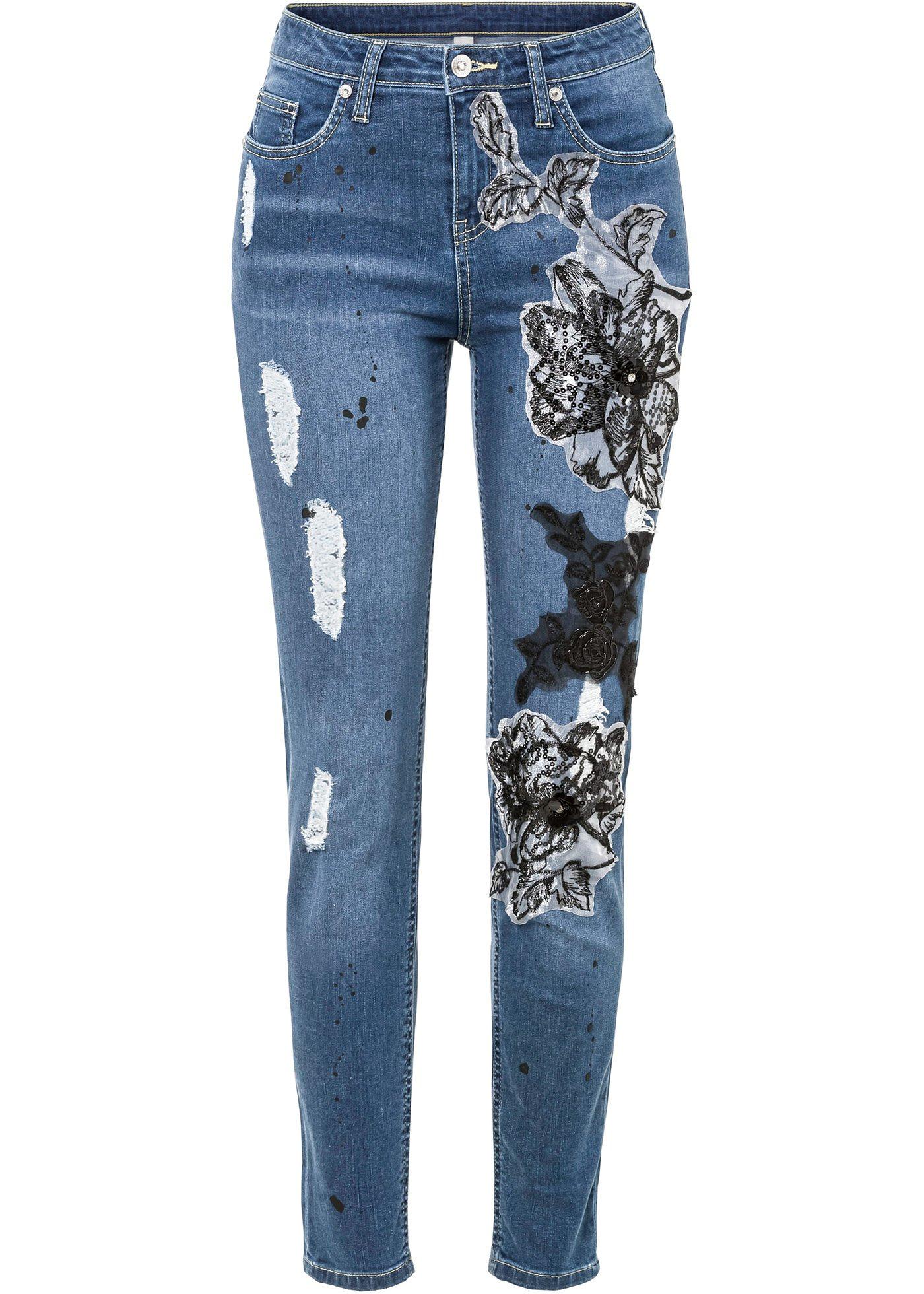 Jean Skinny avec application