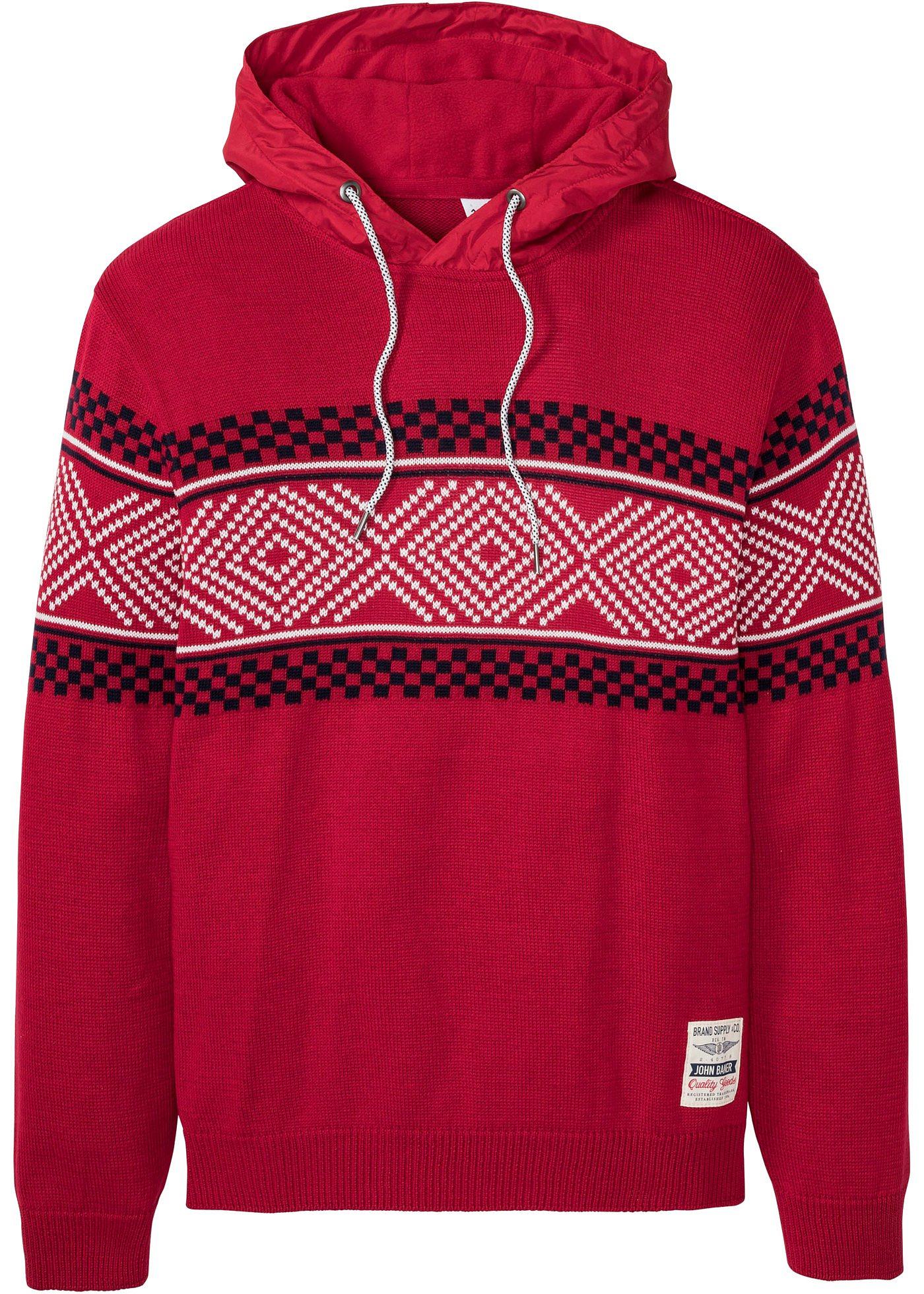 Pull norvégien à capuche