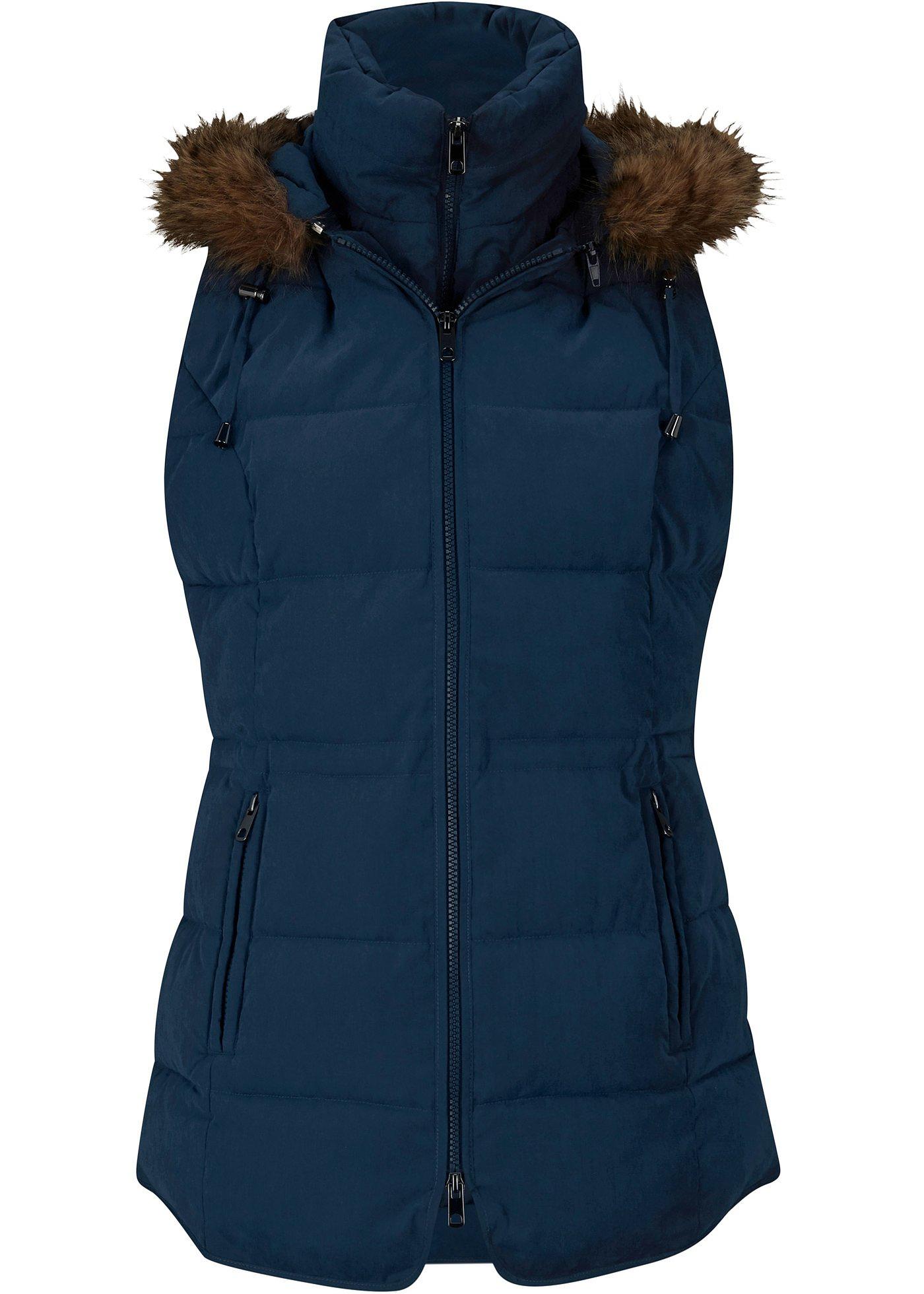Gilet sans manches outdoor à capuche en style double épaisseur