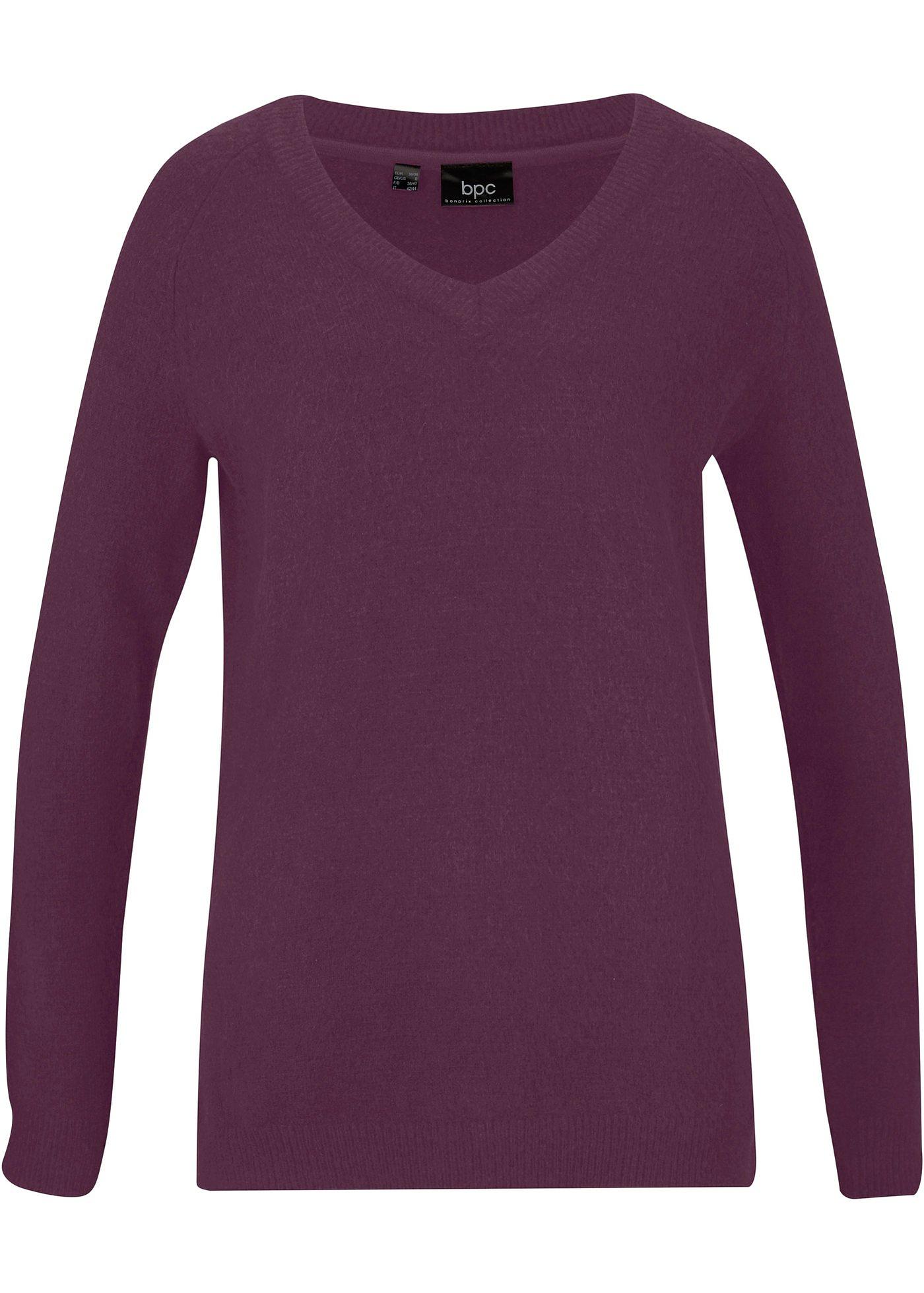 Pull en maille col V