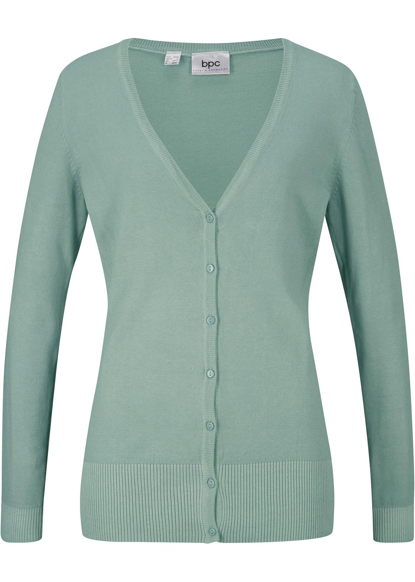 Gilet basique en maille fine avec patte de boutonnage