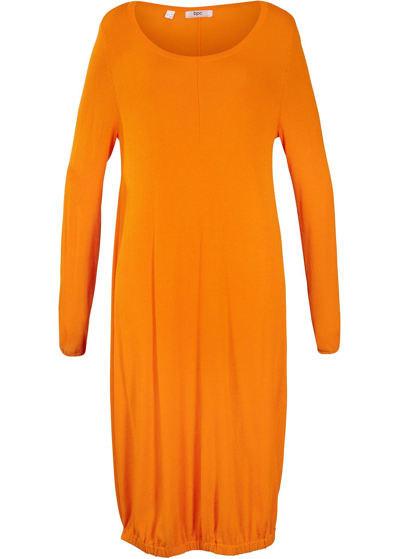 Robe en maille fine coupe ovoïde