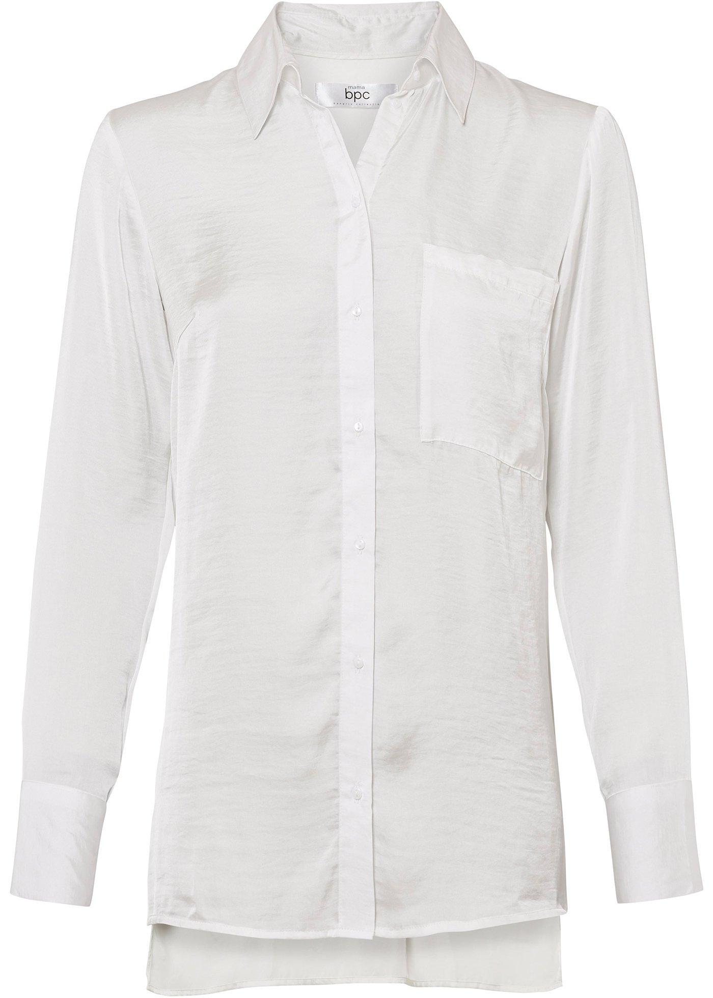 Chemisier long en satin avec polyester recyclé