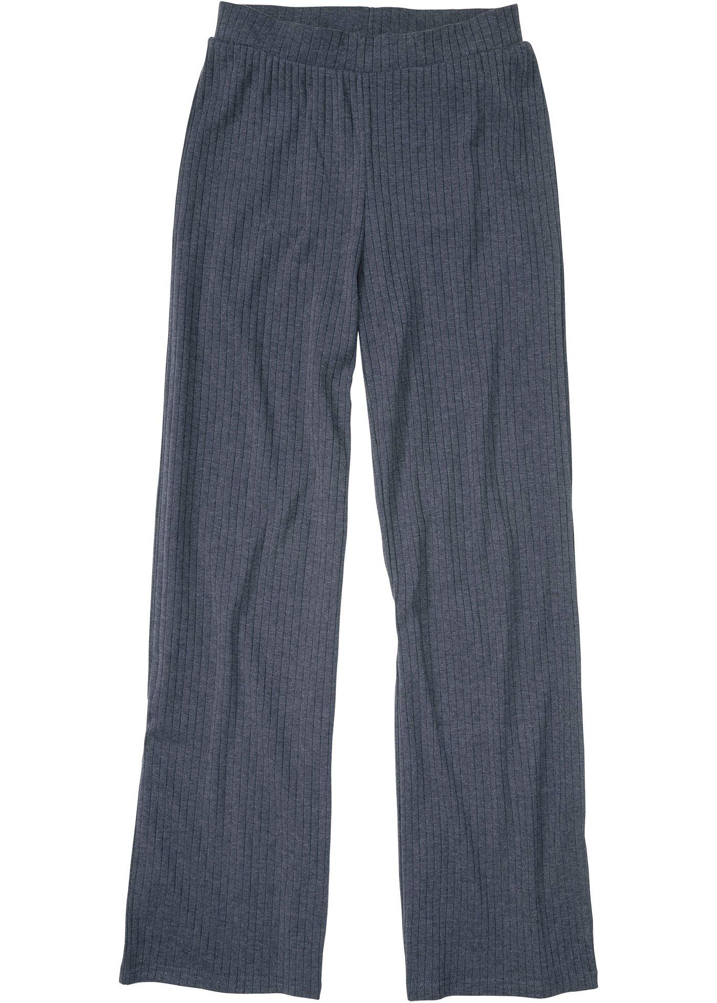 Pantalon de pyjama ample en matière côtelée