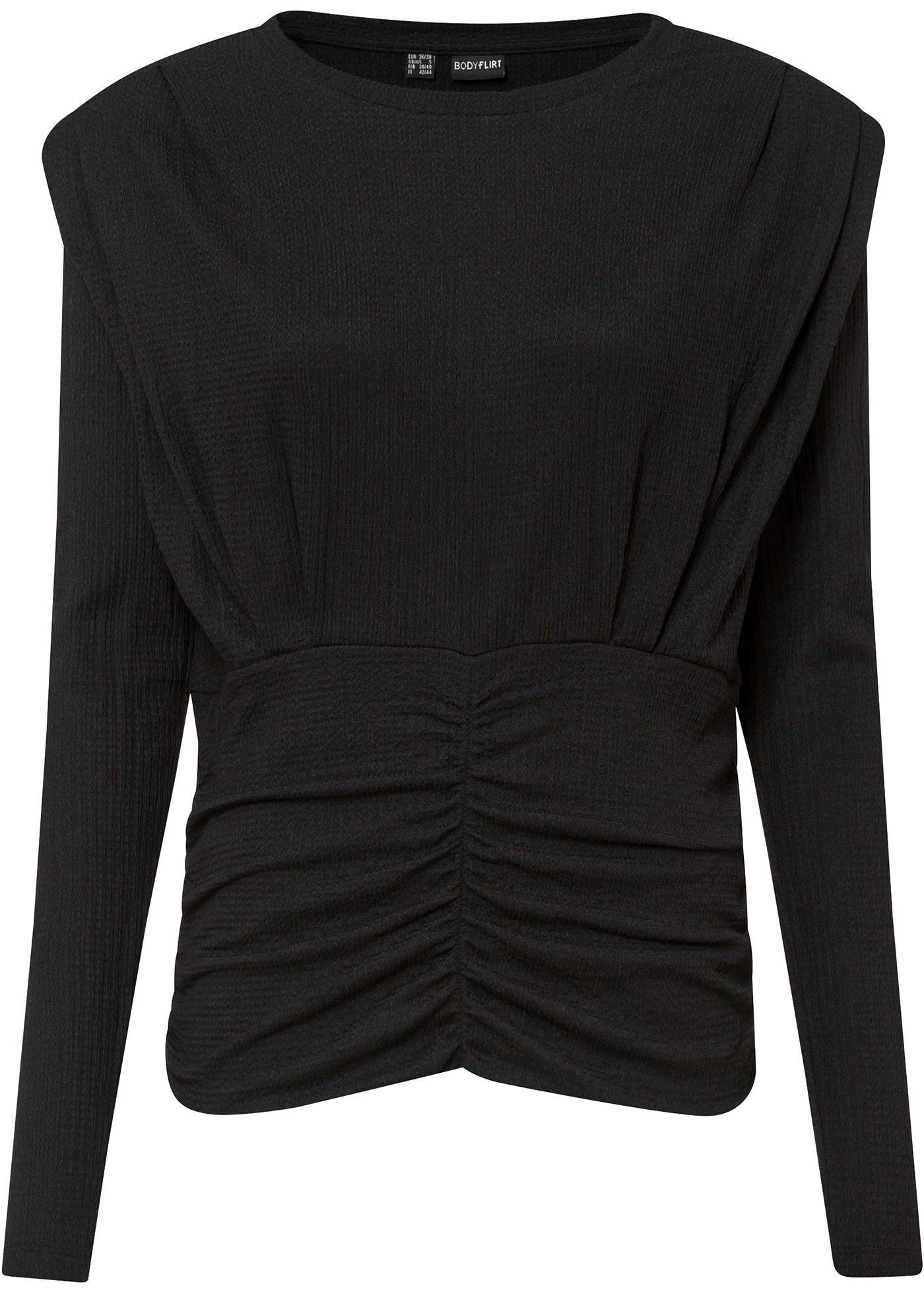 T-shirt manches longues à épaulettes