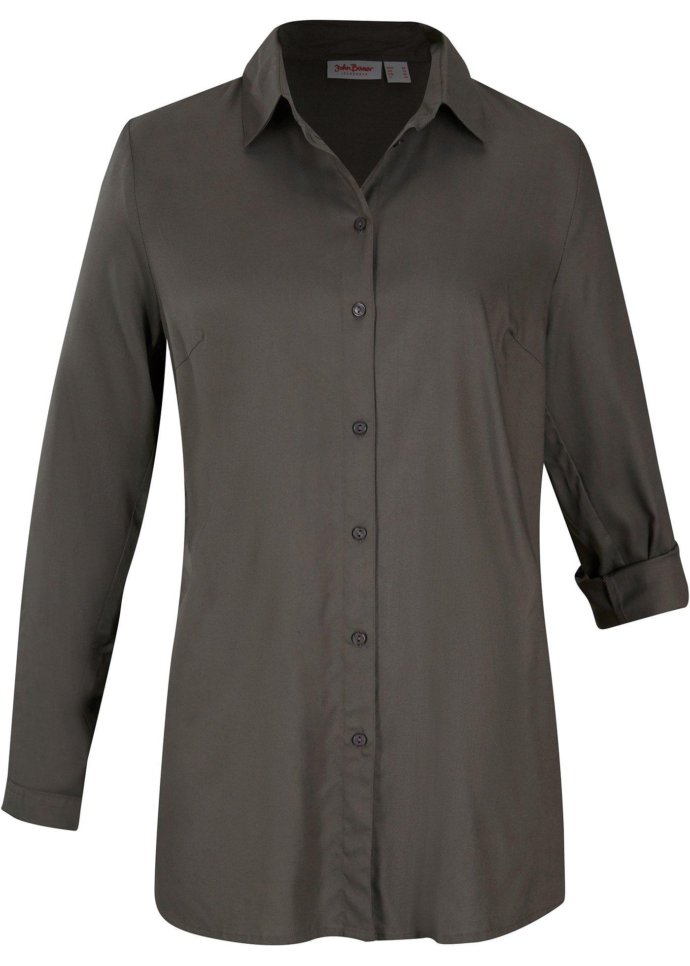 Chemisier long à galon rayure