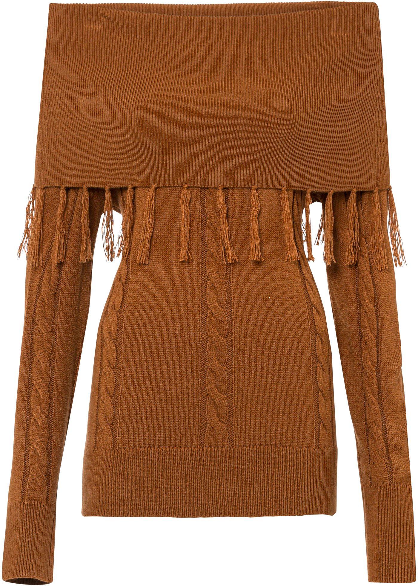 Pull épaules découvertes