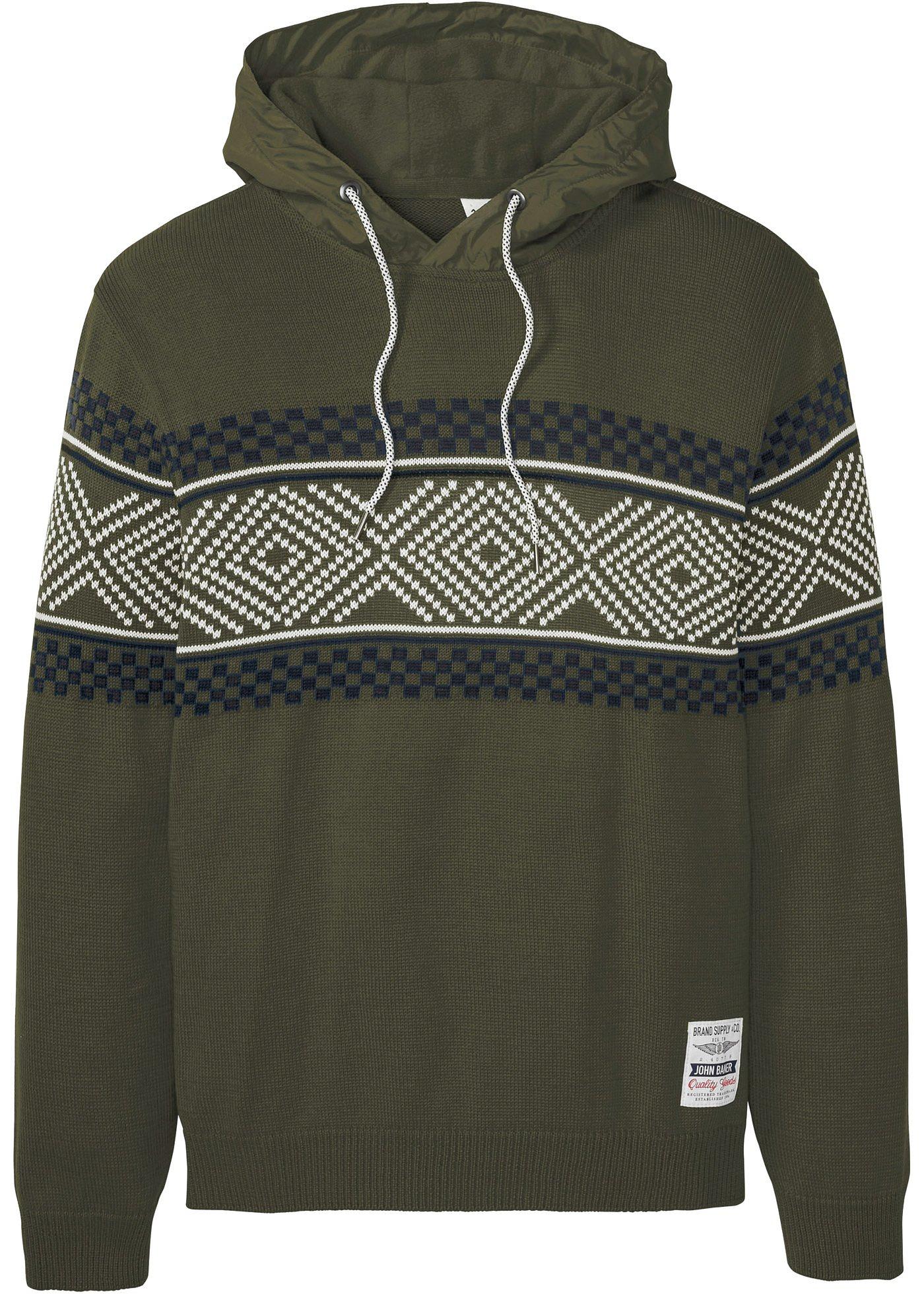 Pull norvégien à capuche