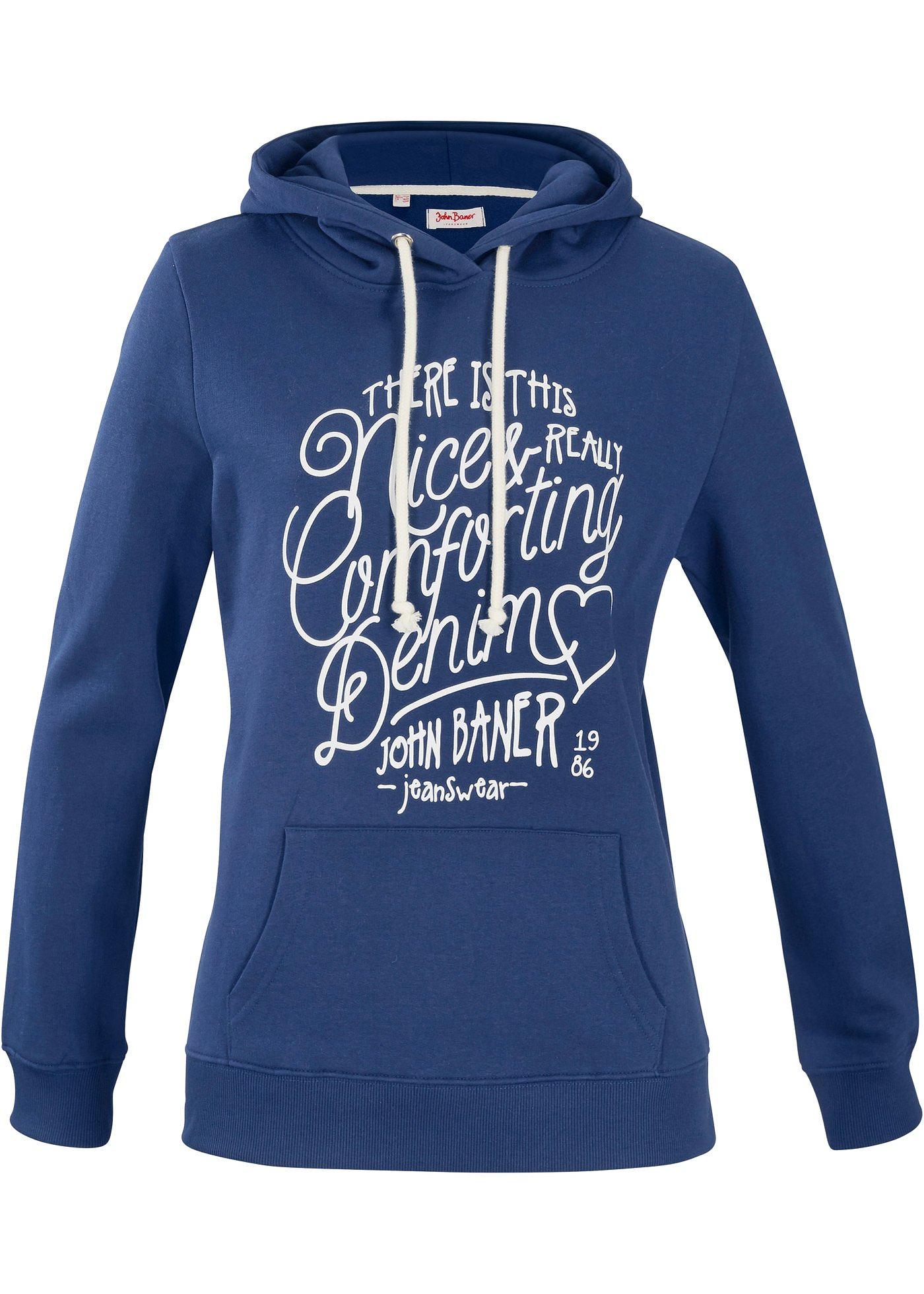 Sweat-shirt à capuche imprimé