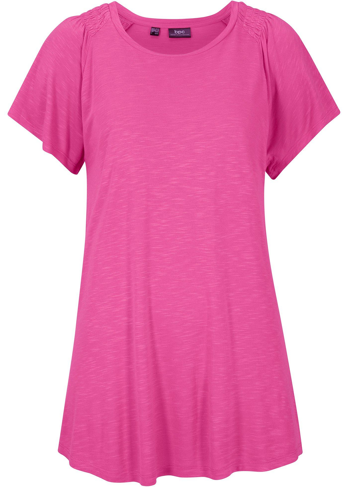 T-shirt fil flammé à manches papillon