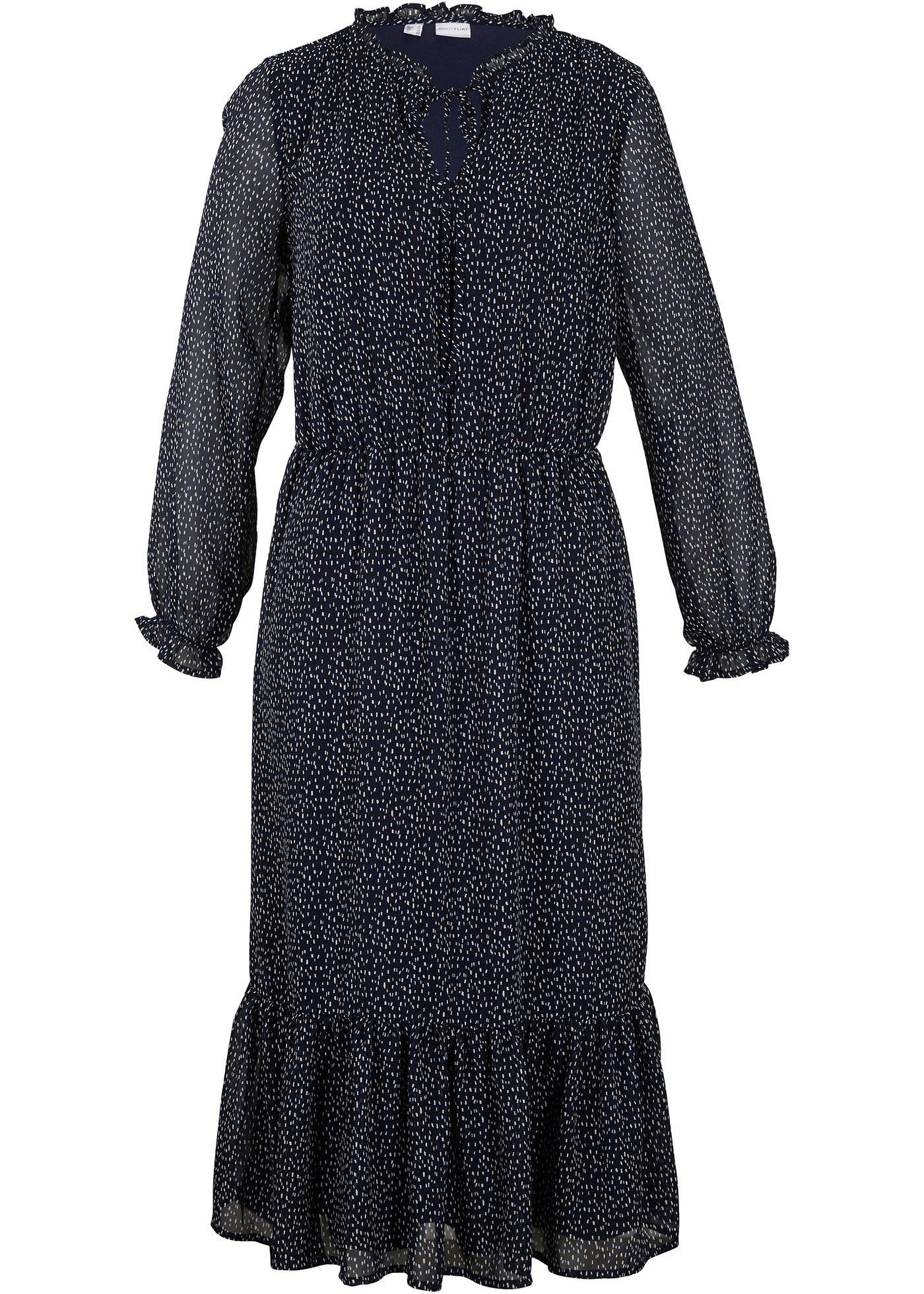 Robe en chiffon avec polyester recyclé