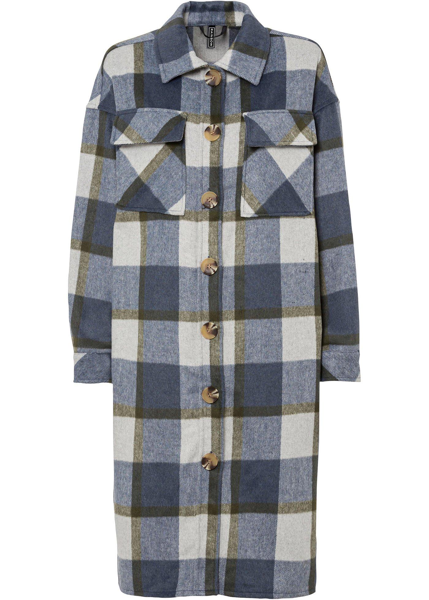 Manteau de mi-saison à carreaux