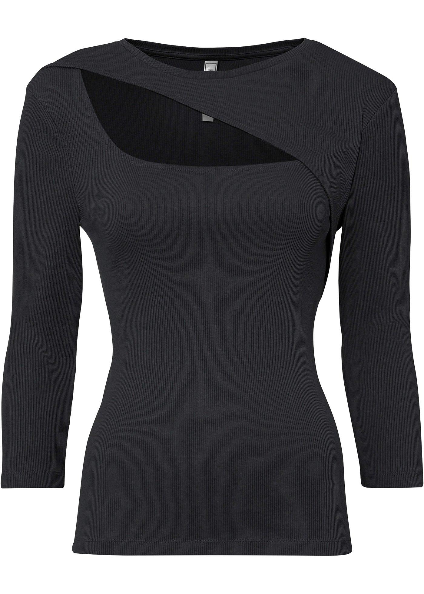 T-shirt à découpe en coton bio