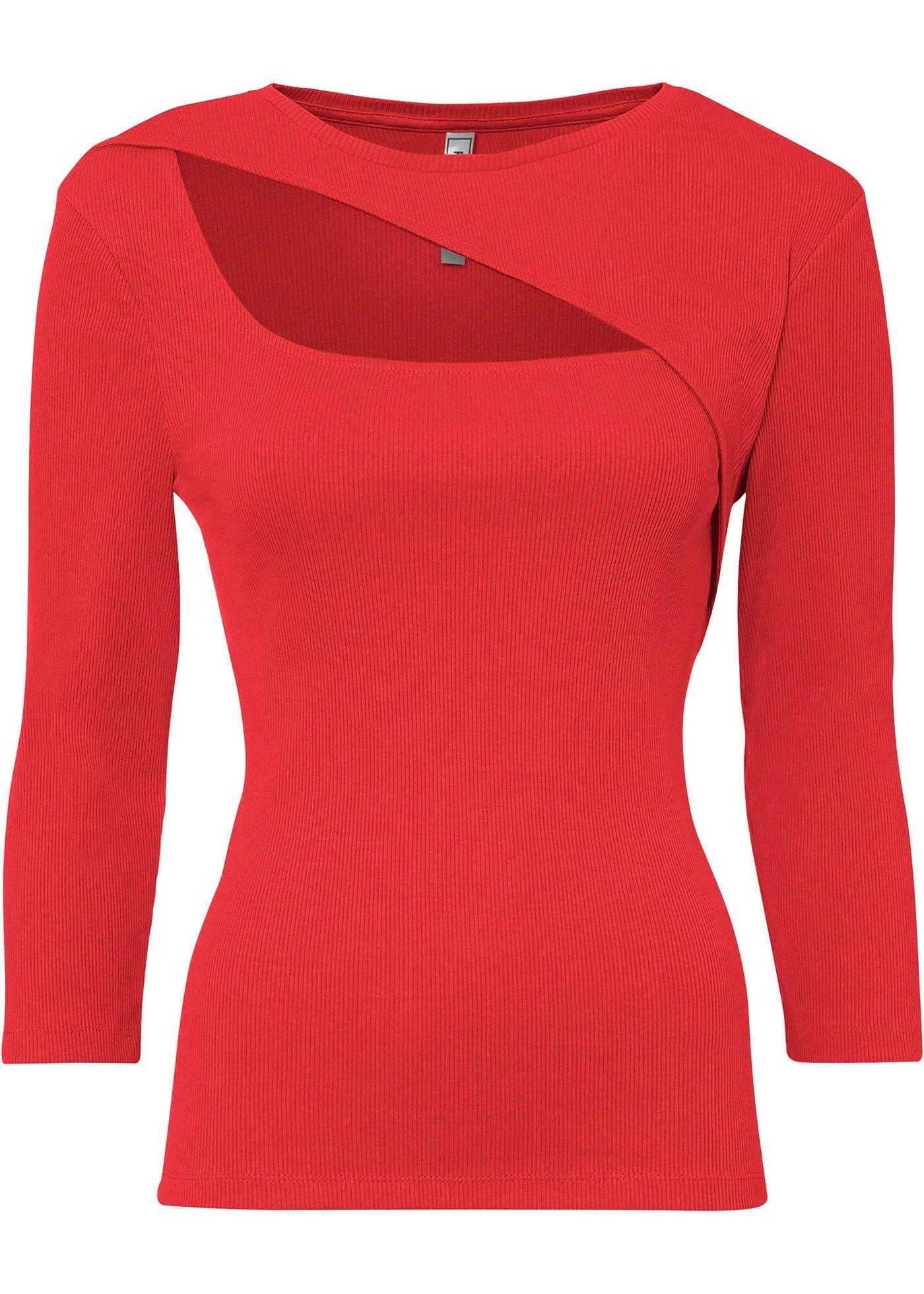 T-shirt à découpe en coton bio