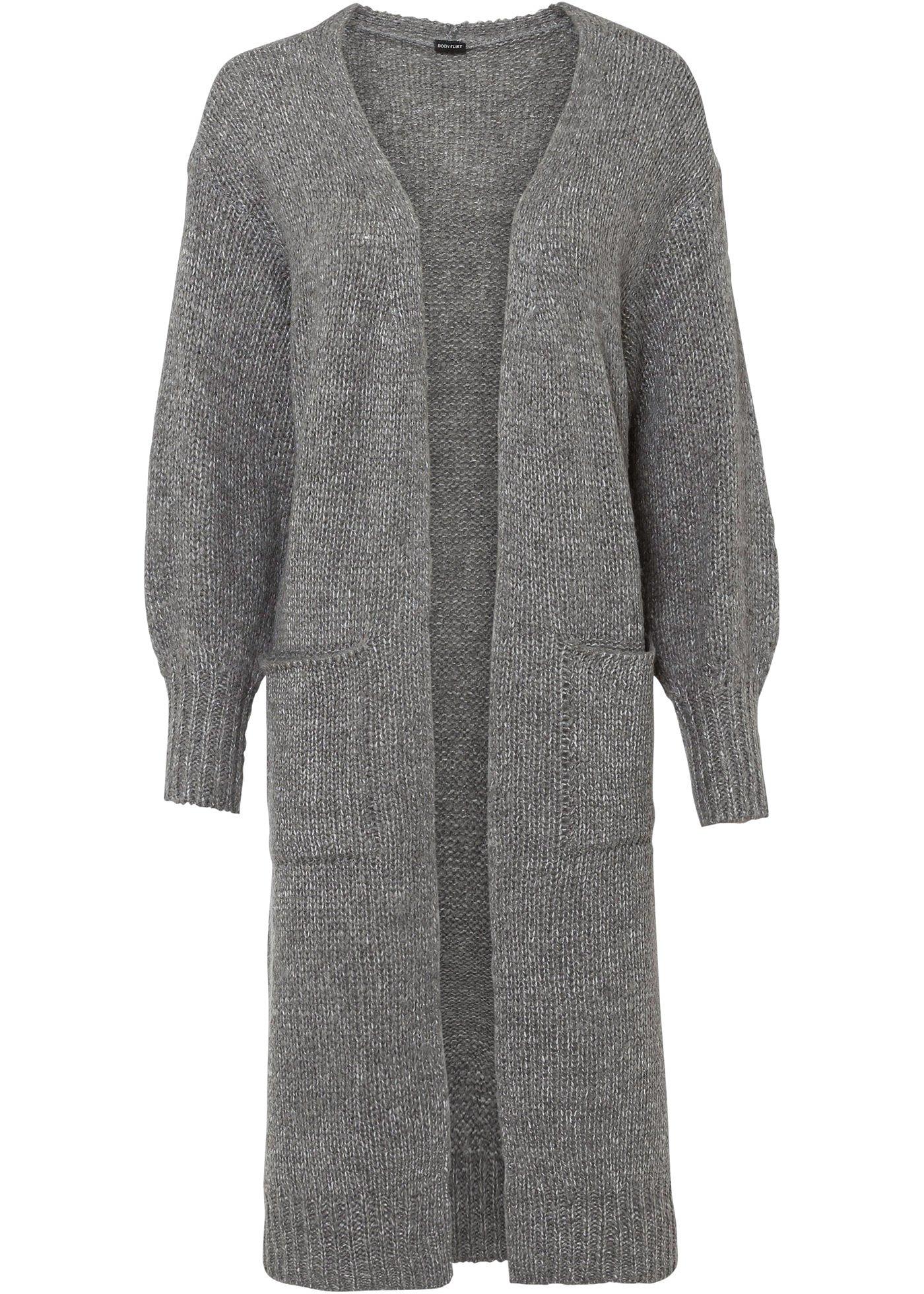 Manteau en maille, taille courte