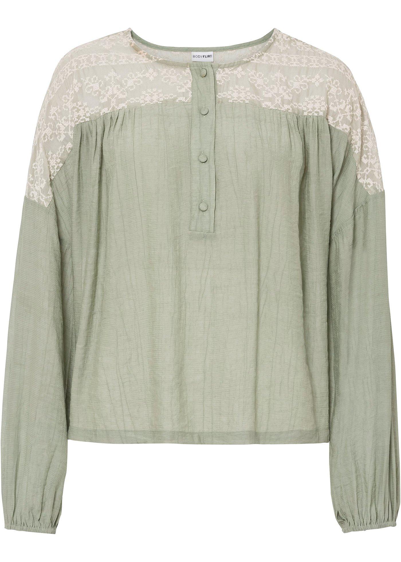 Blouse ample à broderie