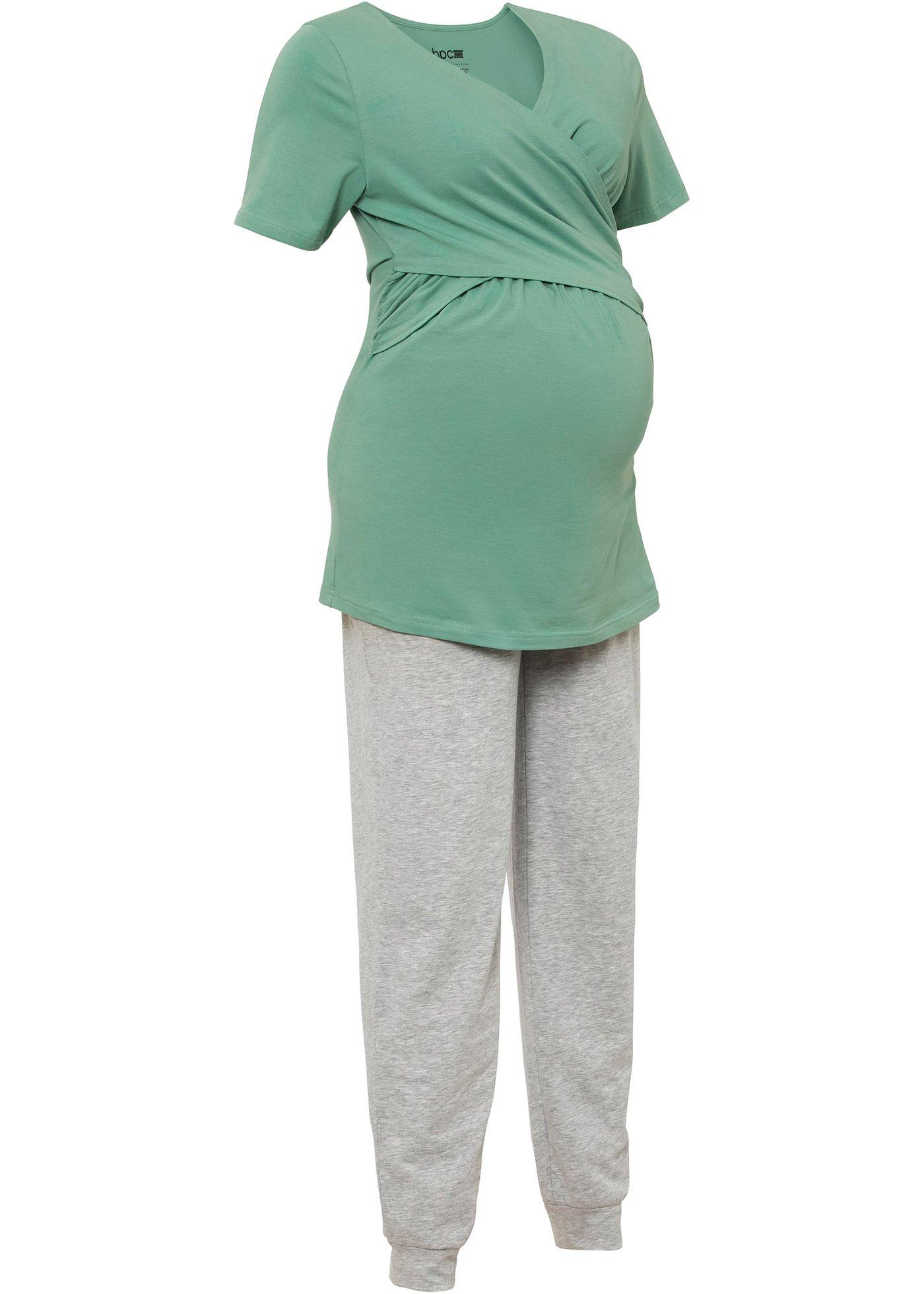 Pyjama d'allaitement avec coton bio