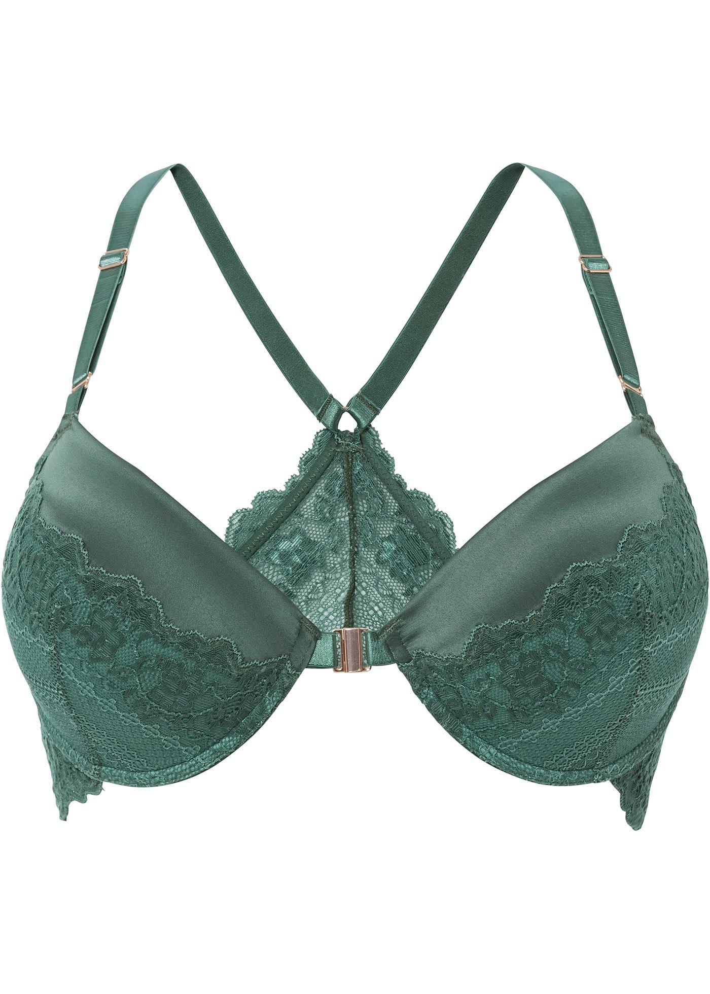 Soutien-gorge à coques avec armatures fermeture devant