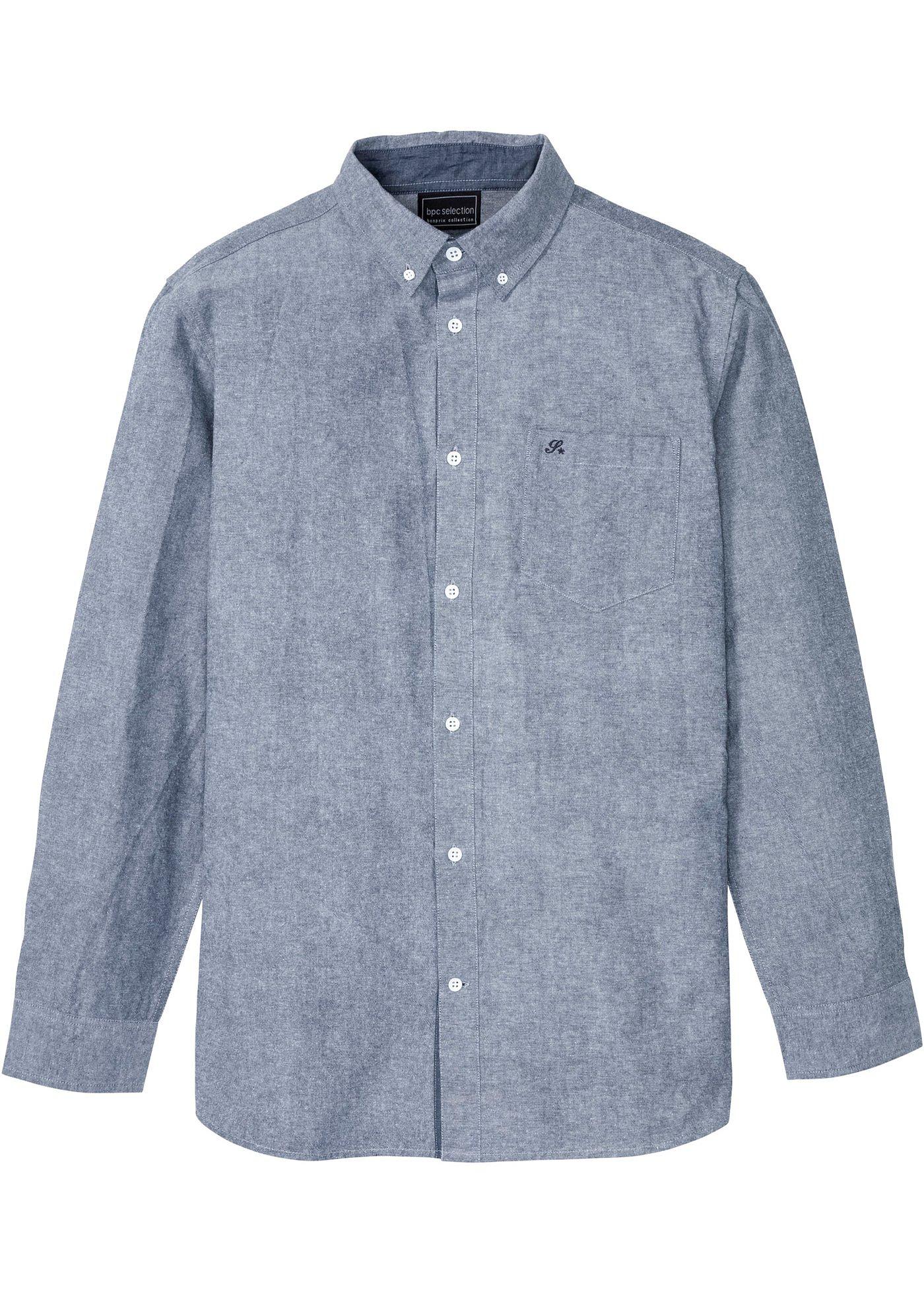 Chemise manches longues à broderie