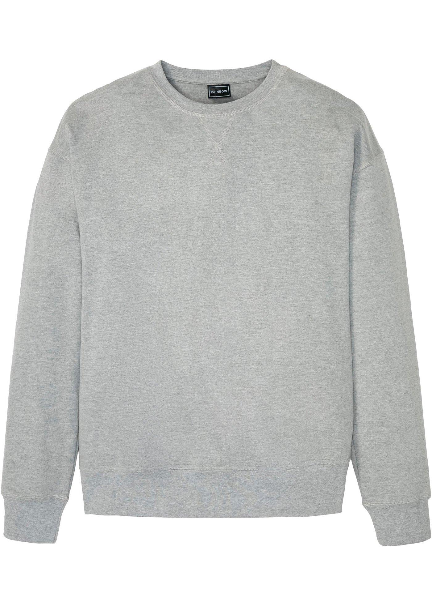 Sweat-shirt avec épaules légèrement descendues