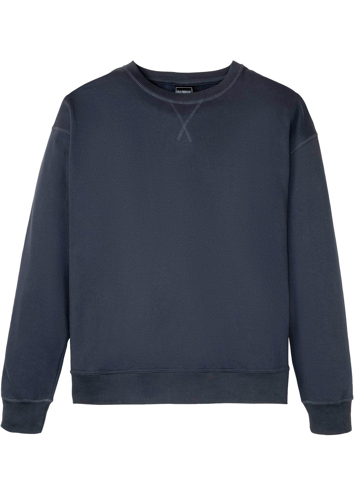 Sweat-shirt avec épaules légèrement descendues