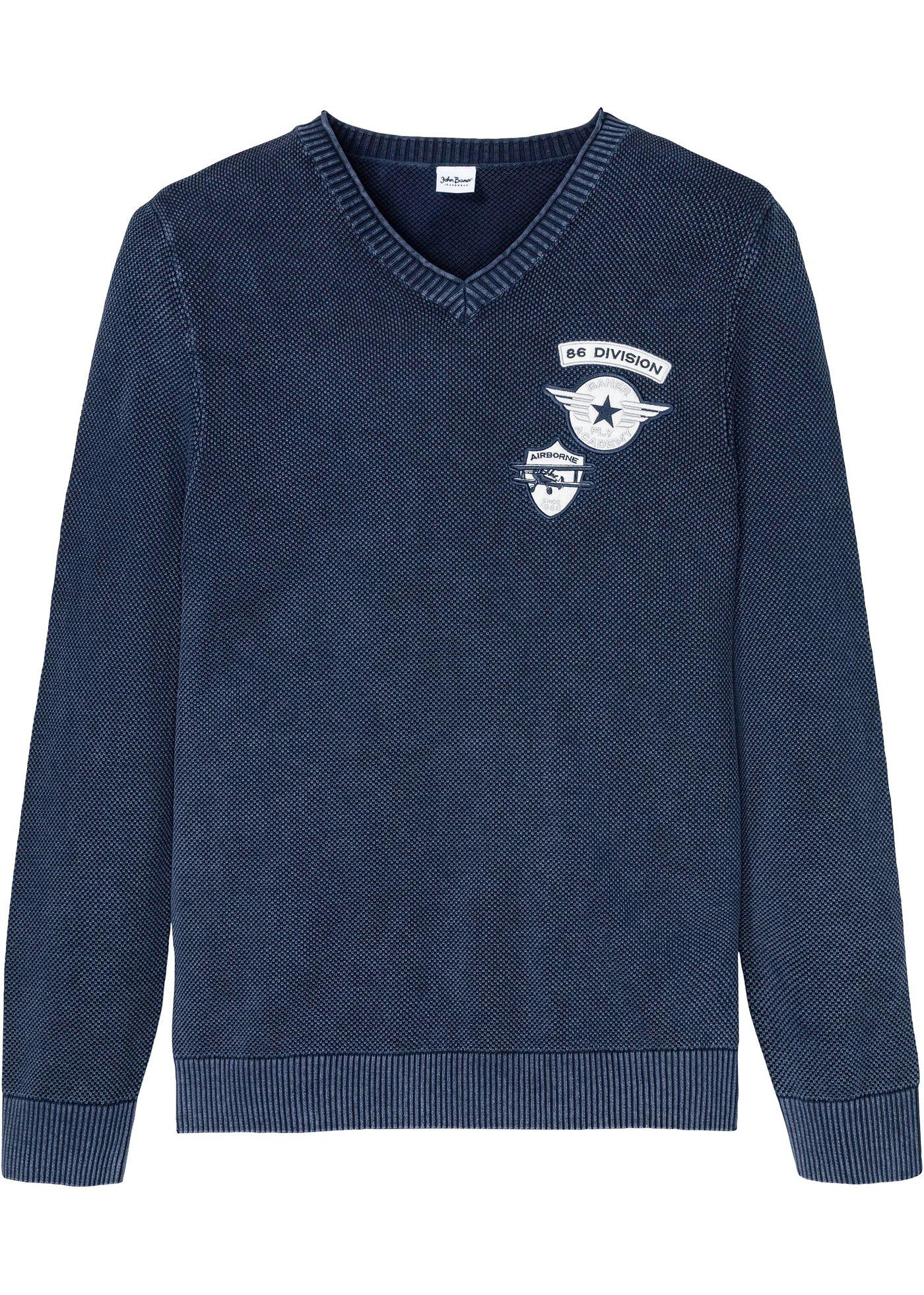 Pull aspect délavé en coton doux pour la peau