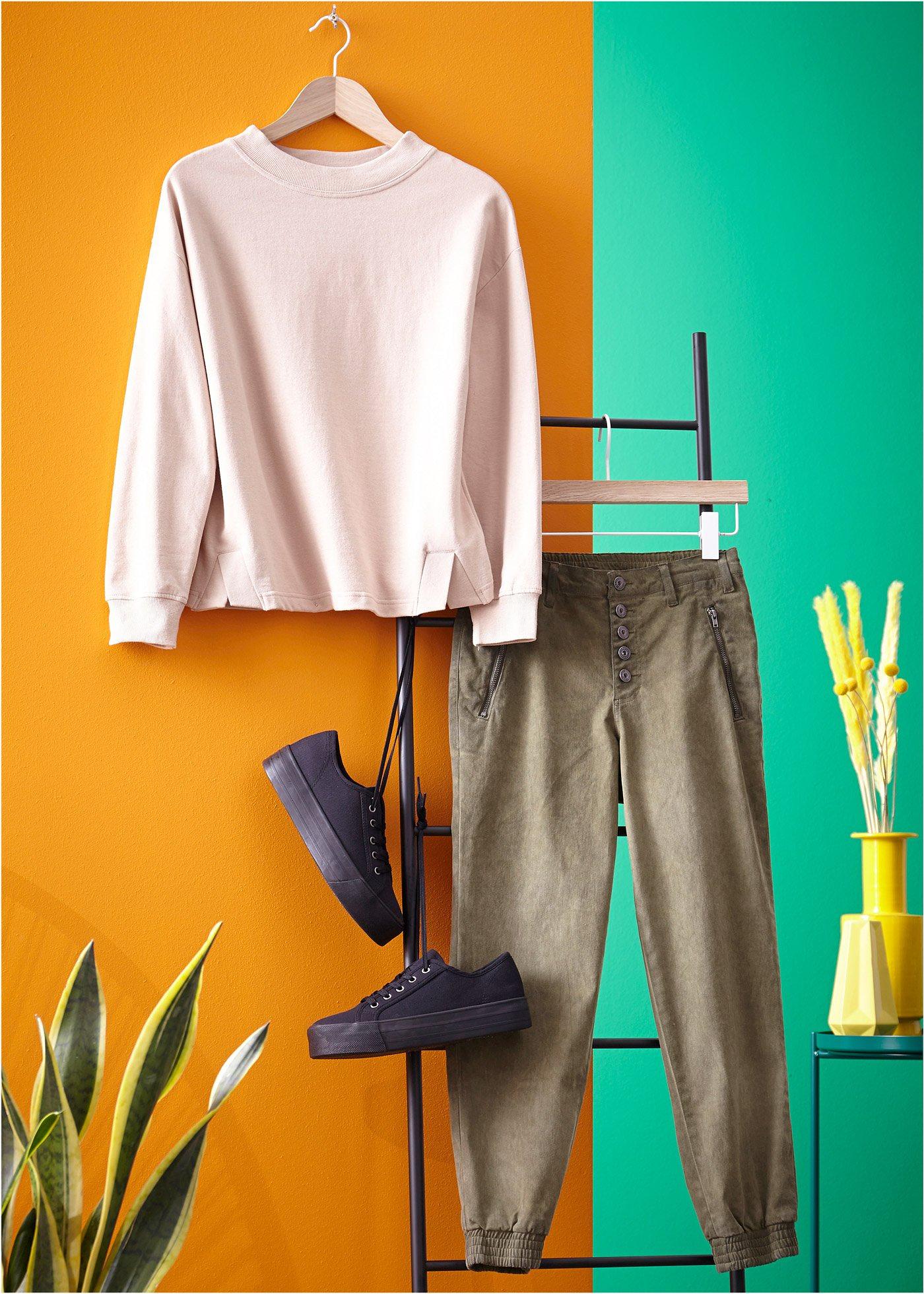 Pantalon 7/8 avec élastique à la base