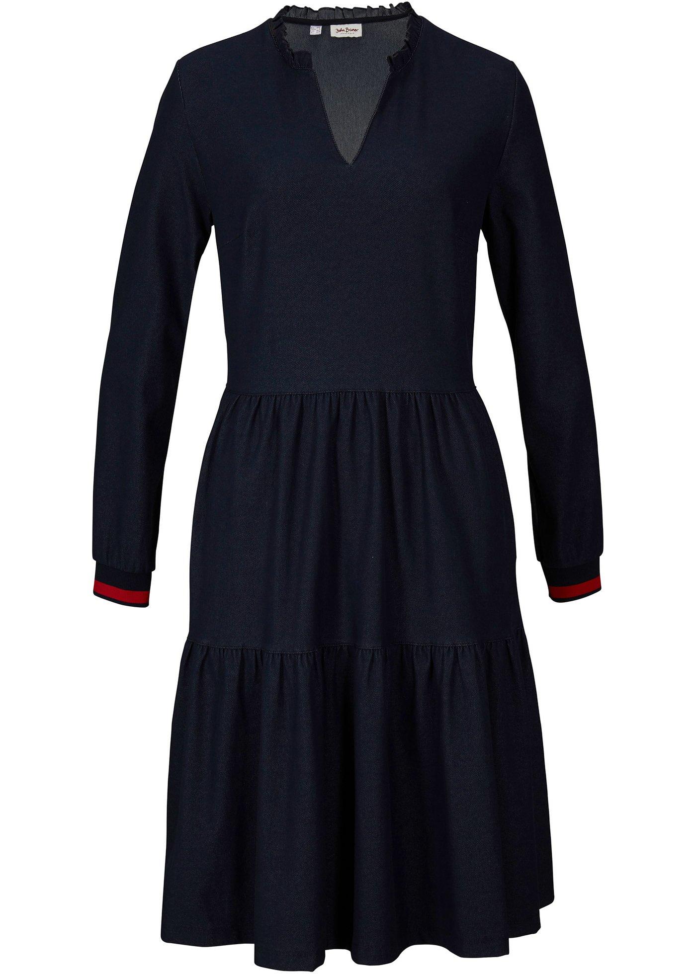 Robe en jersey effet jean