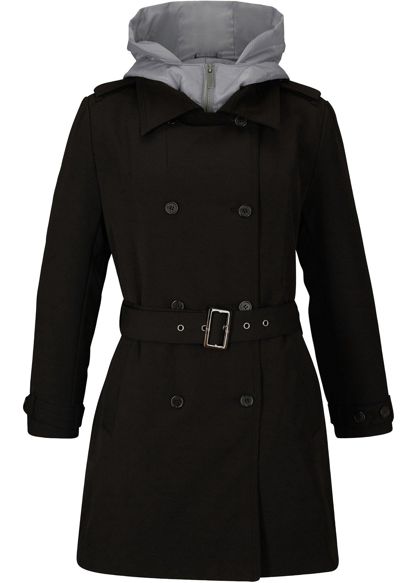 Trench-coat avec doublure dans un style 2 en 1
