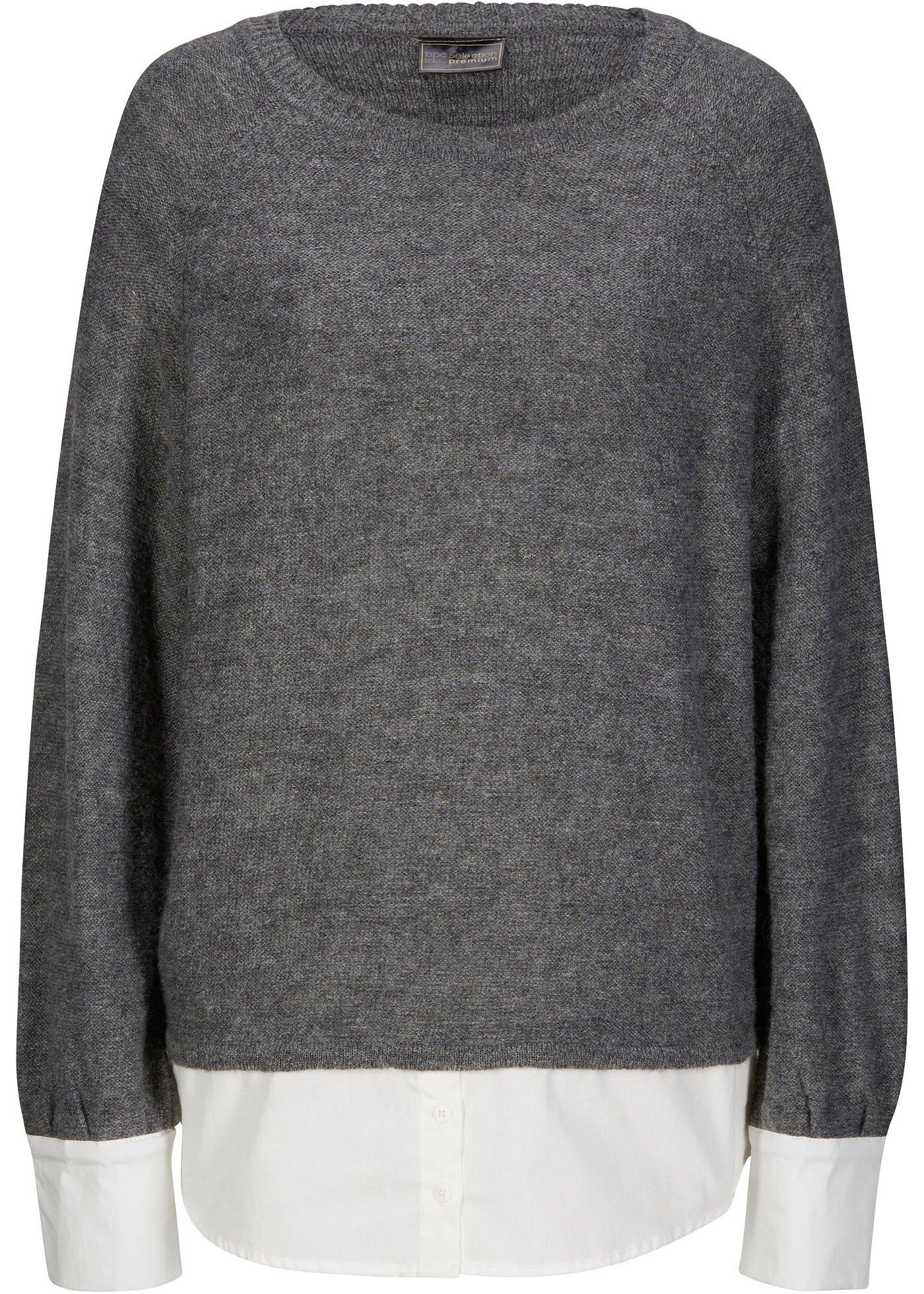 Pull 2 en 1 avec laine