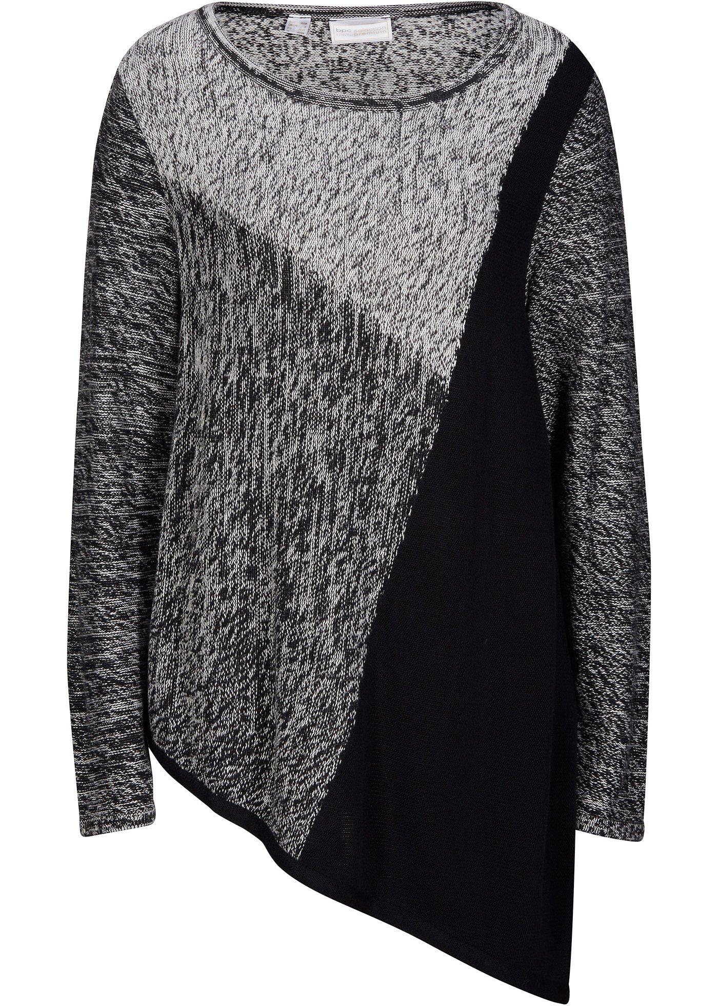 Pull à pans avec cachemire