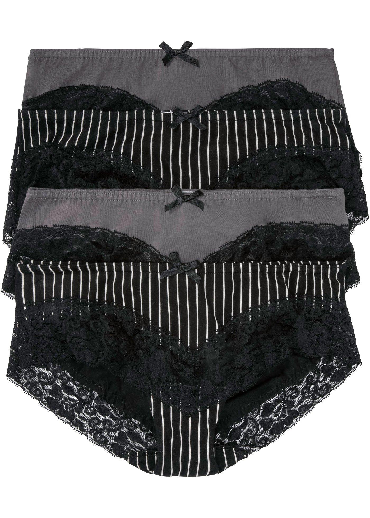 Lot de 4 culottes à dentelle