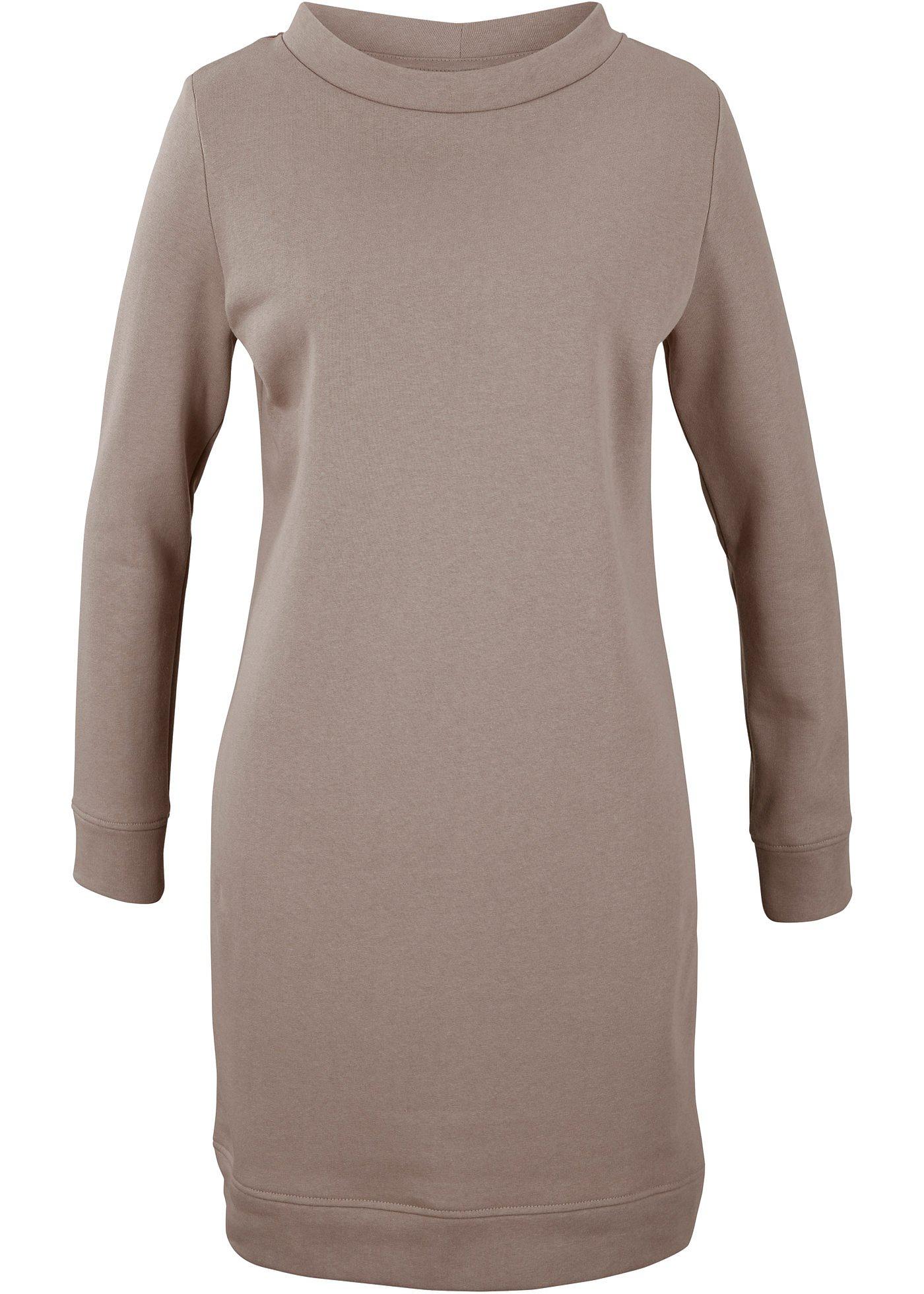 Robe sweat à petit col montant