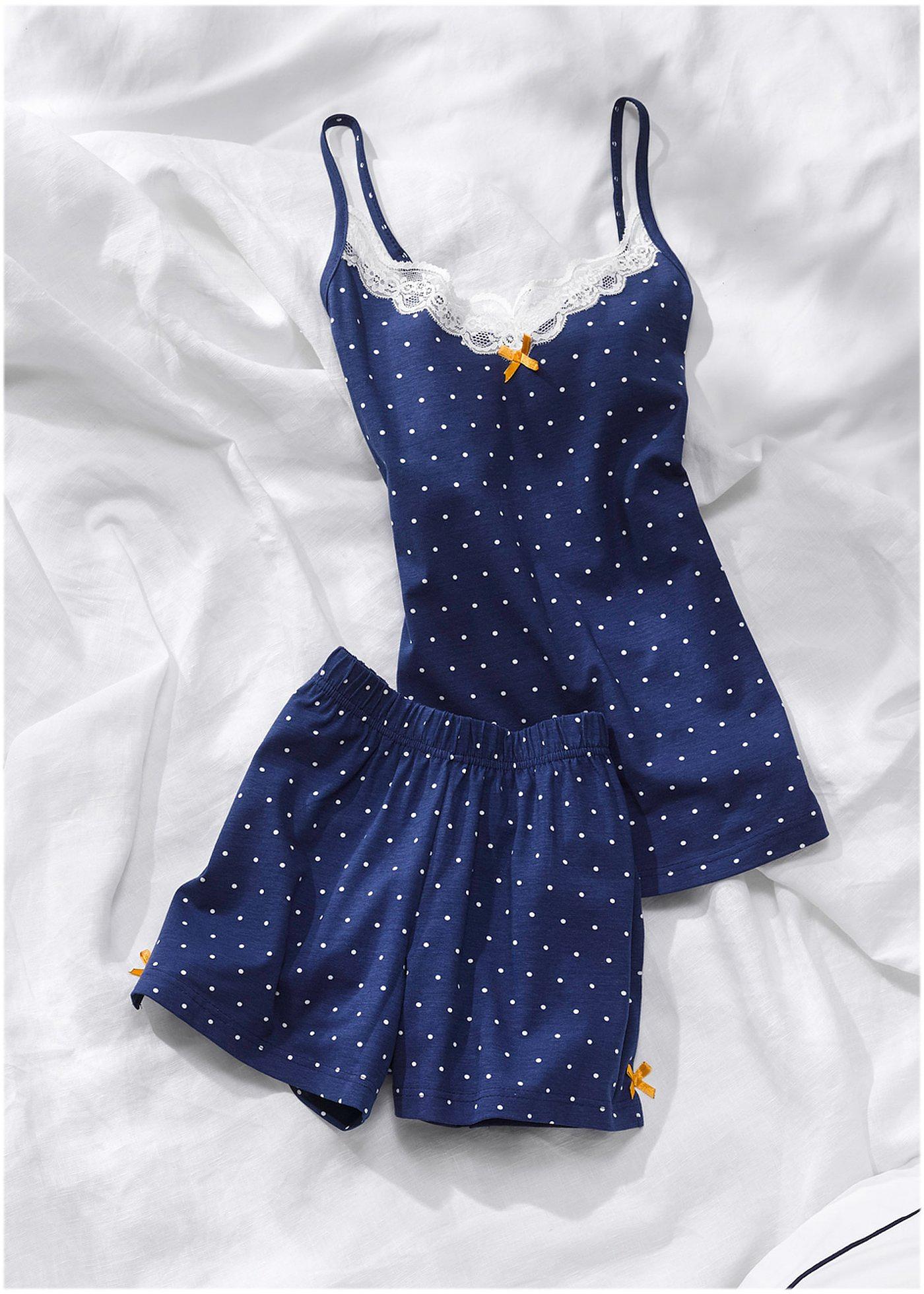 Pyjashort à bretelles spaghetti